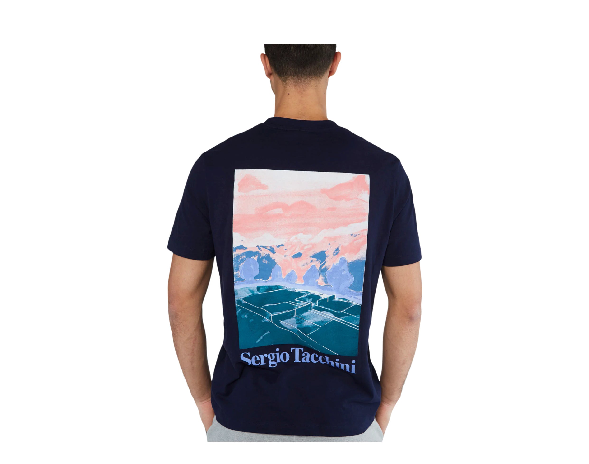 Sergio Tacchini Serif Logo T-Shirt