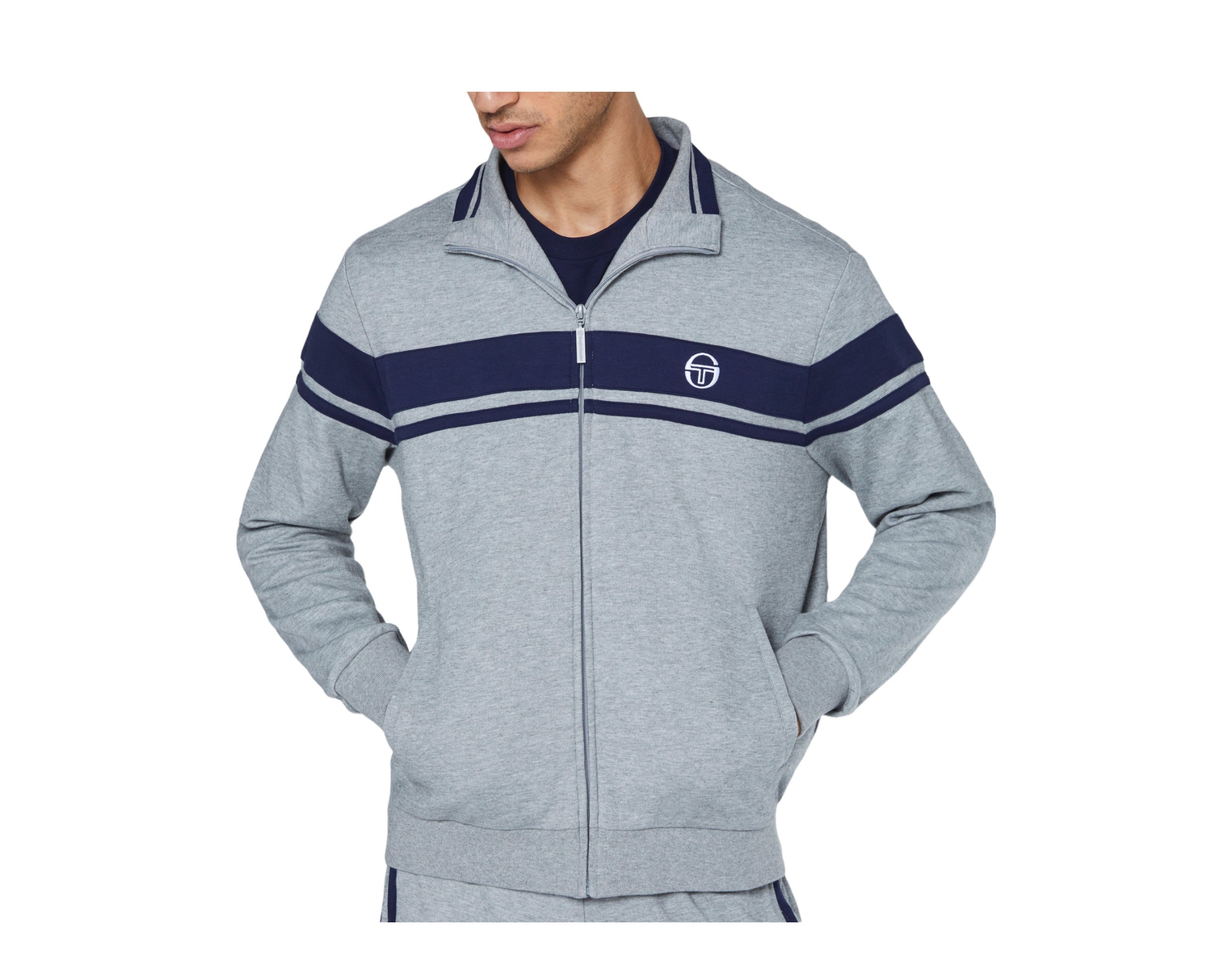 Sergio Tacchini Damarindo Mixed Media Archivio Track Jacket