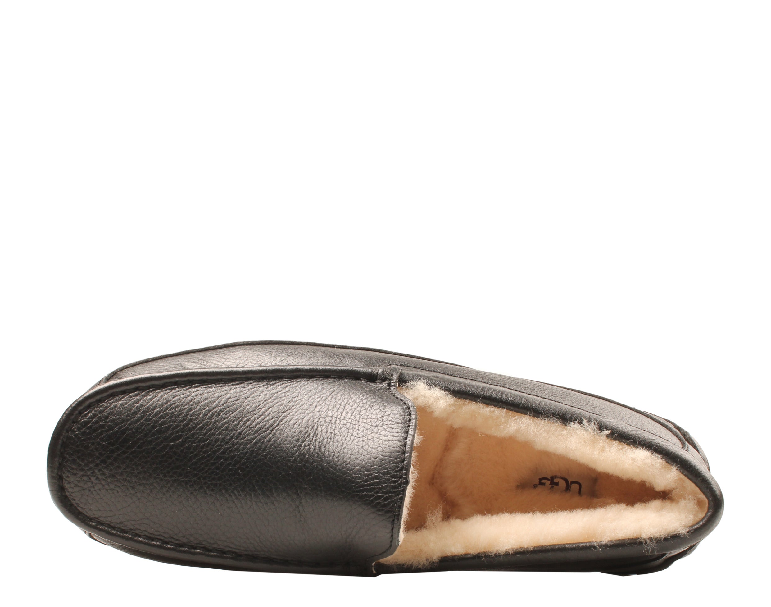 UGG Australia Ascot Leather Moccasin Men's Slippers – NYCMode