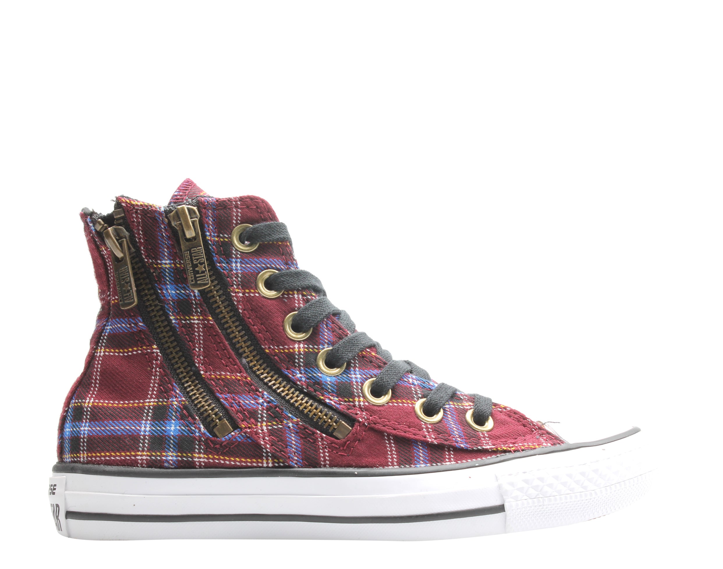 Converse Chuck Taylor All Star Dual Zip Hi Plaid Women's Sneakers