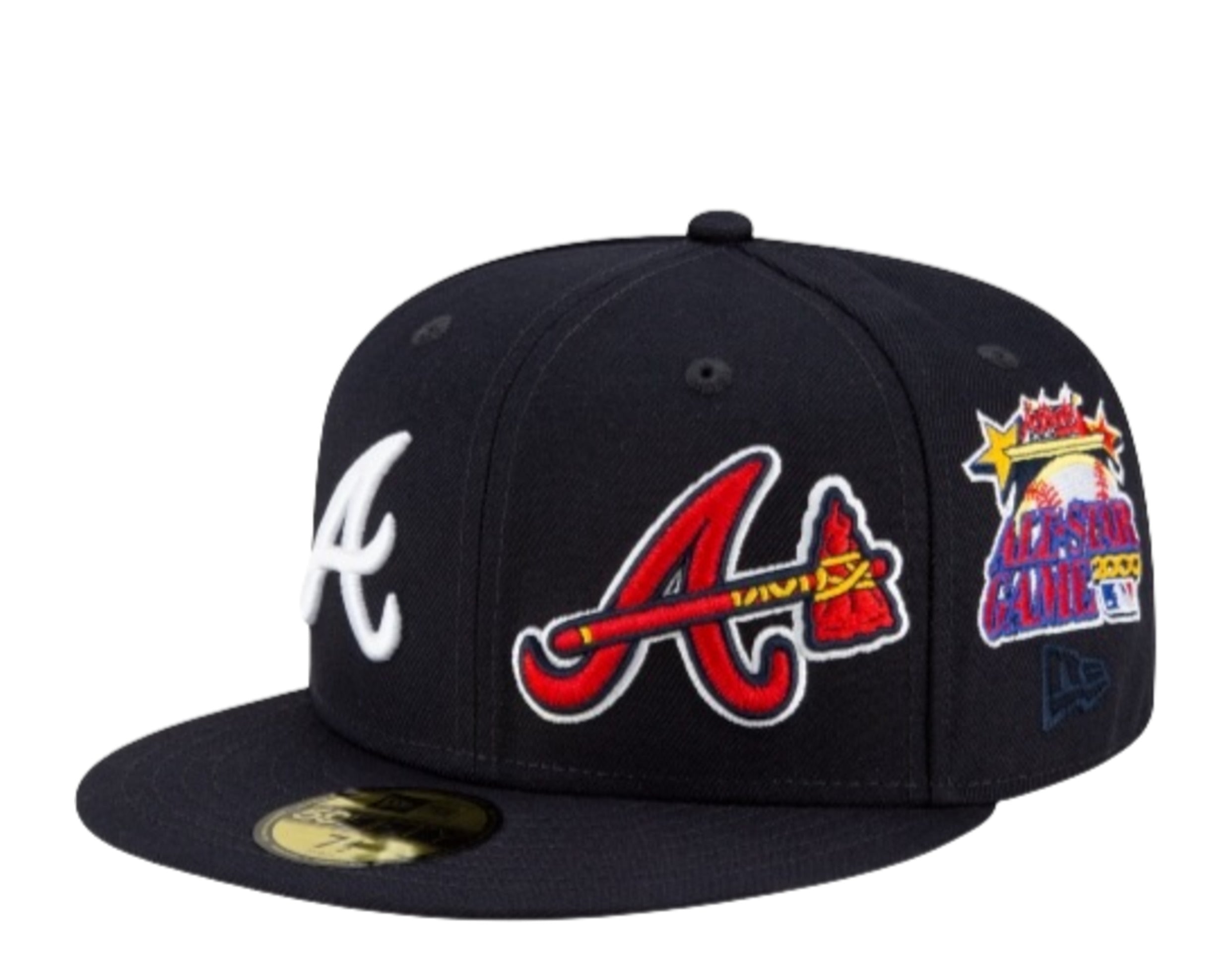 New Era 59Fifty MLB Atlanta Braves Patch Pride Fitted Hat