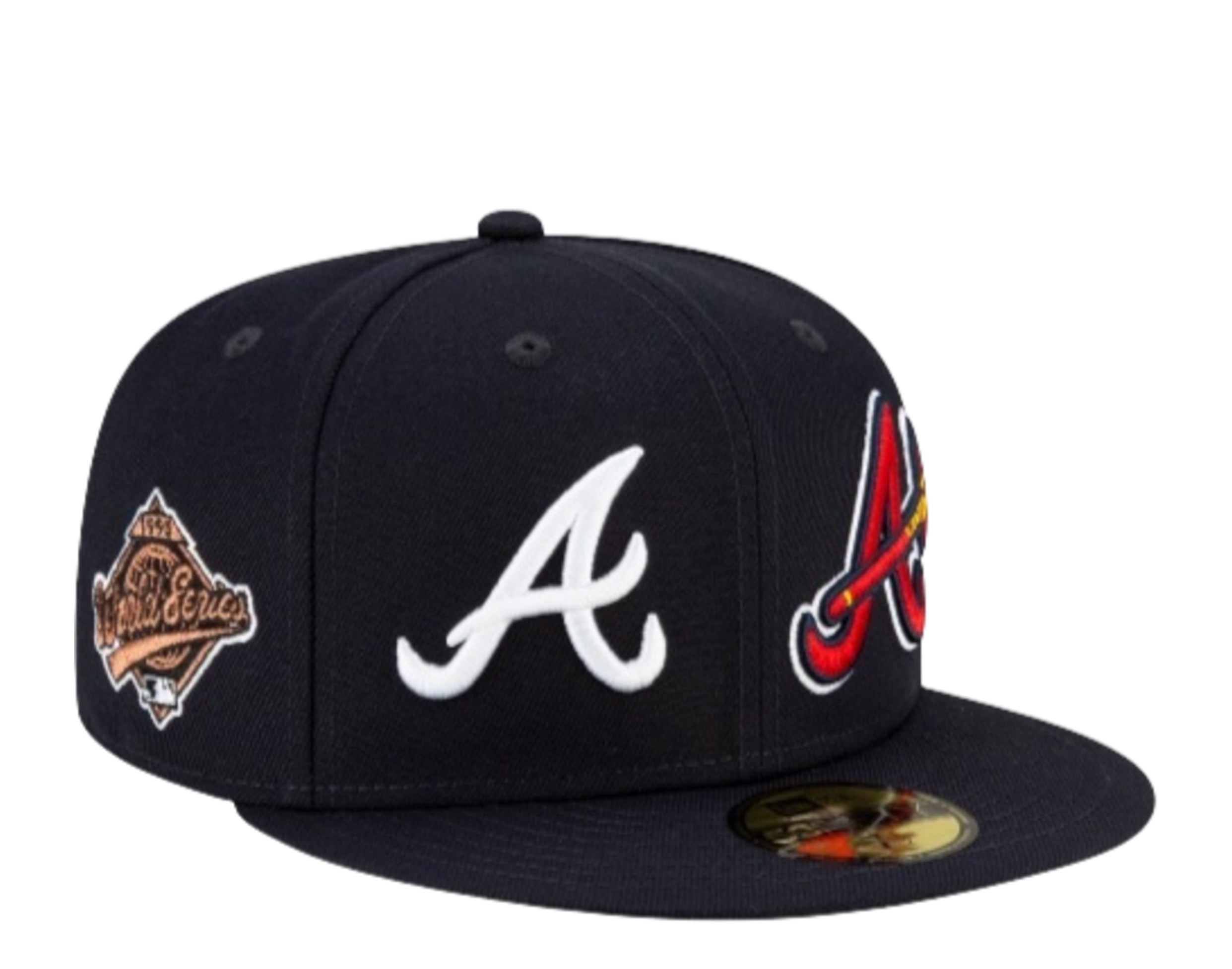 New Era 59Fifty MLB Atlanta Braves Patch Pride Fitted Hat