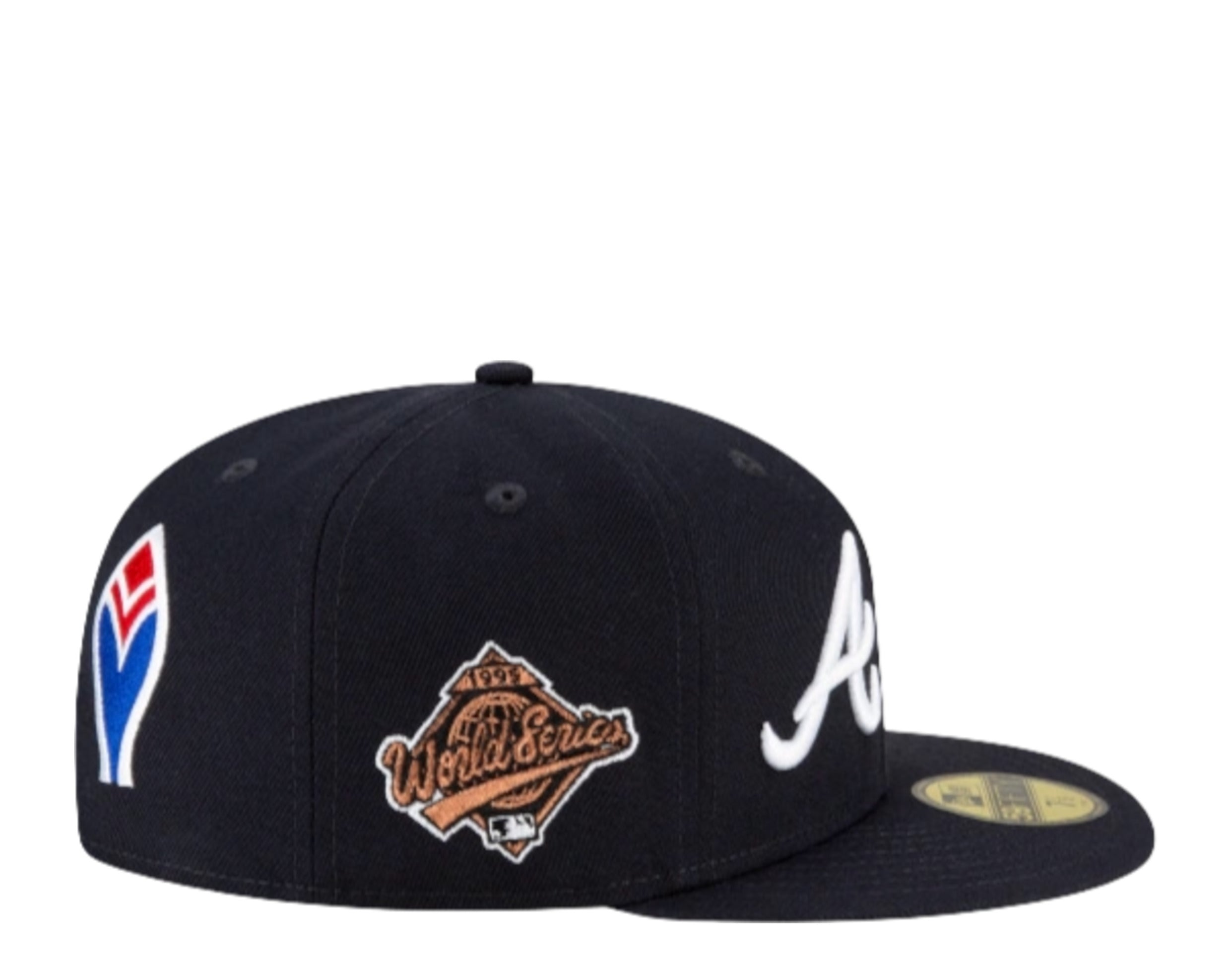 New Era 59Fifty MLB Atlanta Braves Patch Pride Fitted Hat