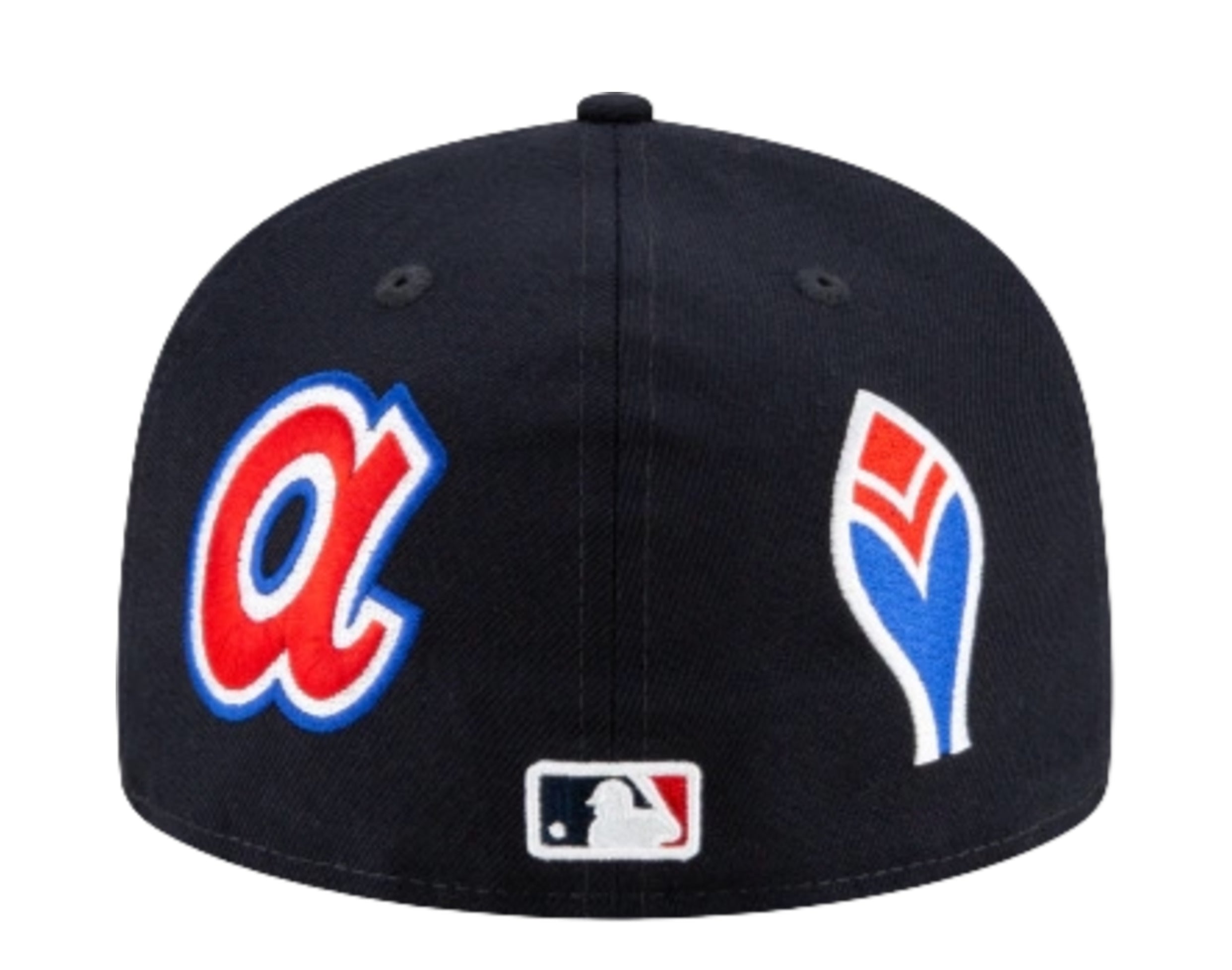 New Era Atlanta Braves 'World Series Multi Logo' 59FIFTY Fitted Tumbleweed - Size 718