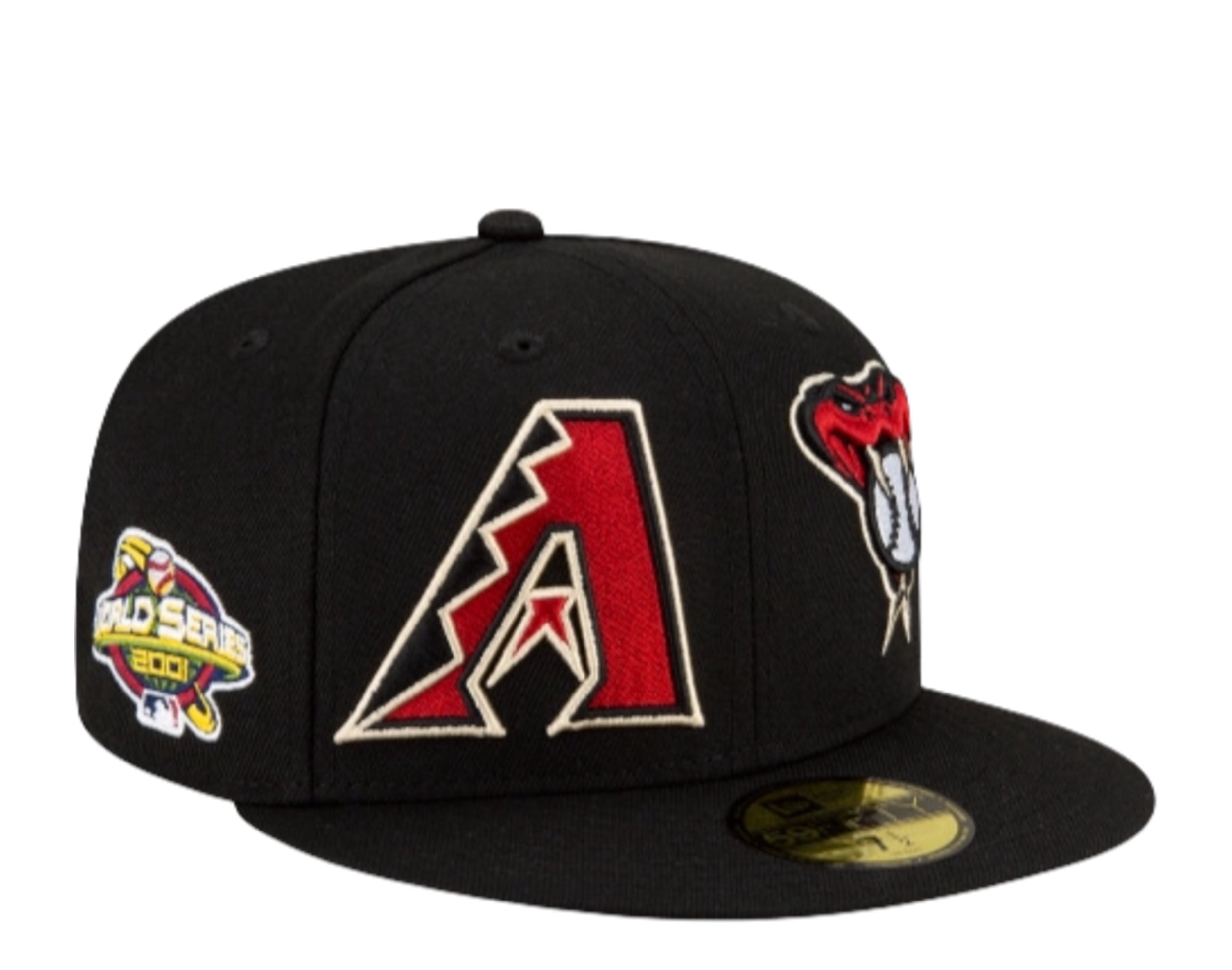 Shop New Era 59fifty Arizona Diamondbacks Patch Pride Hat 60138905 black