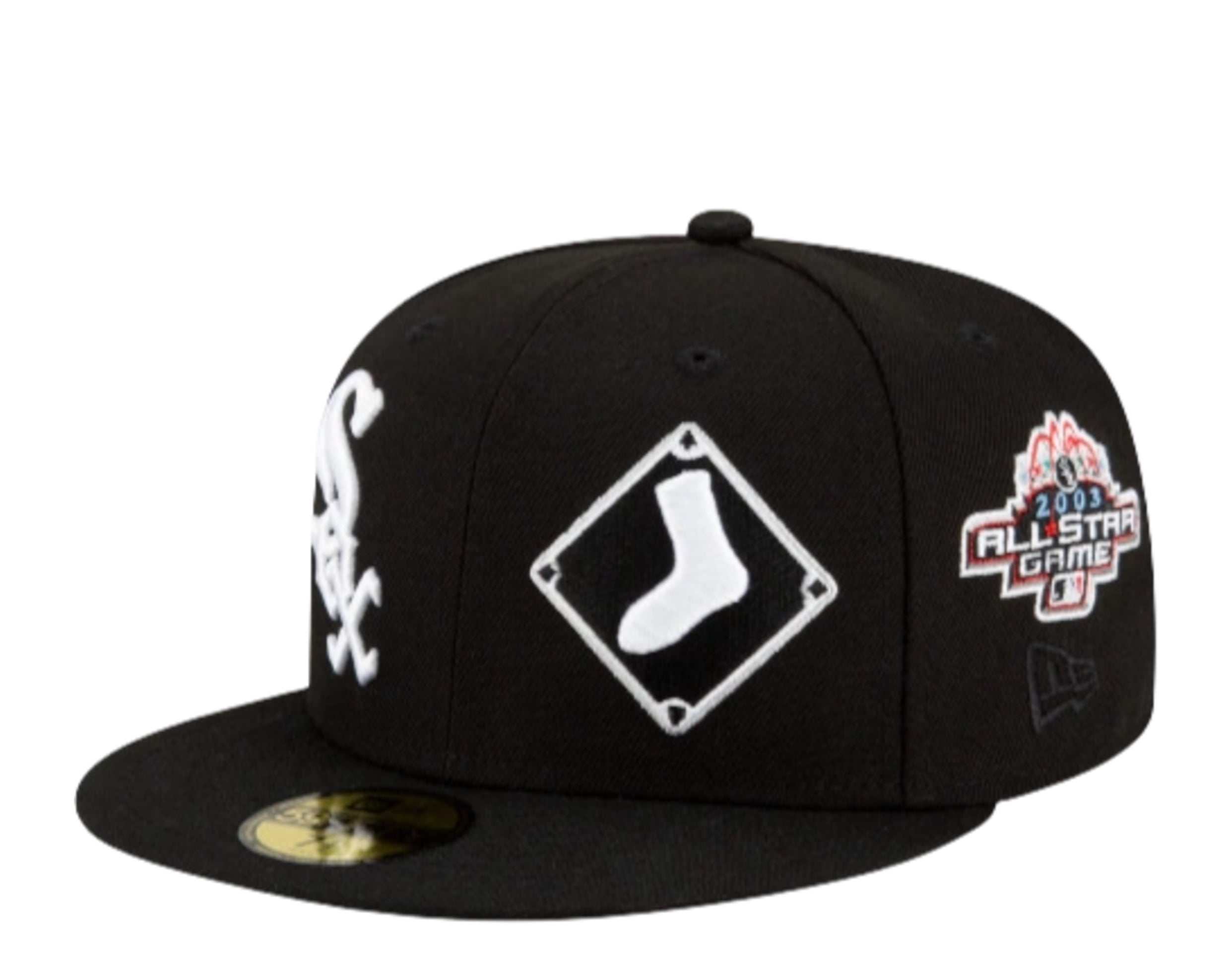 New Era 59Fifty MLB Chicago White Sox Patch Pride Fitted Hat