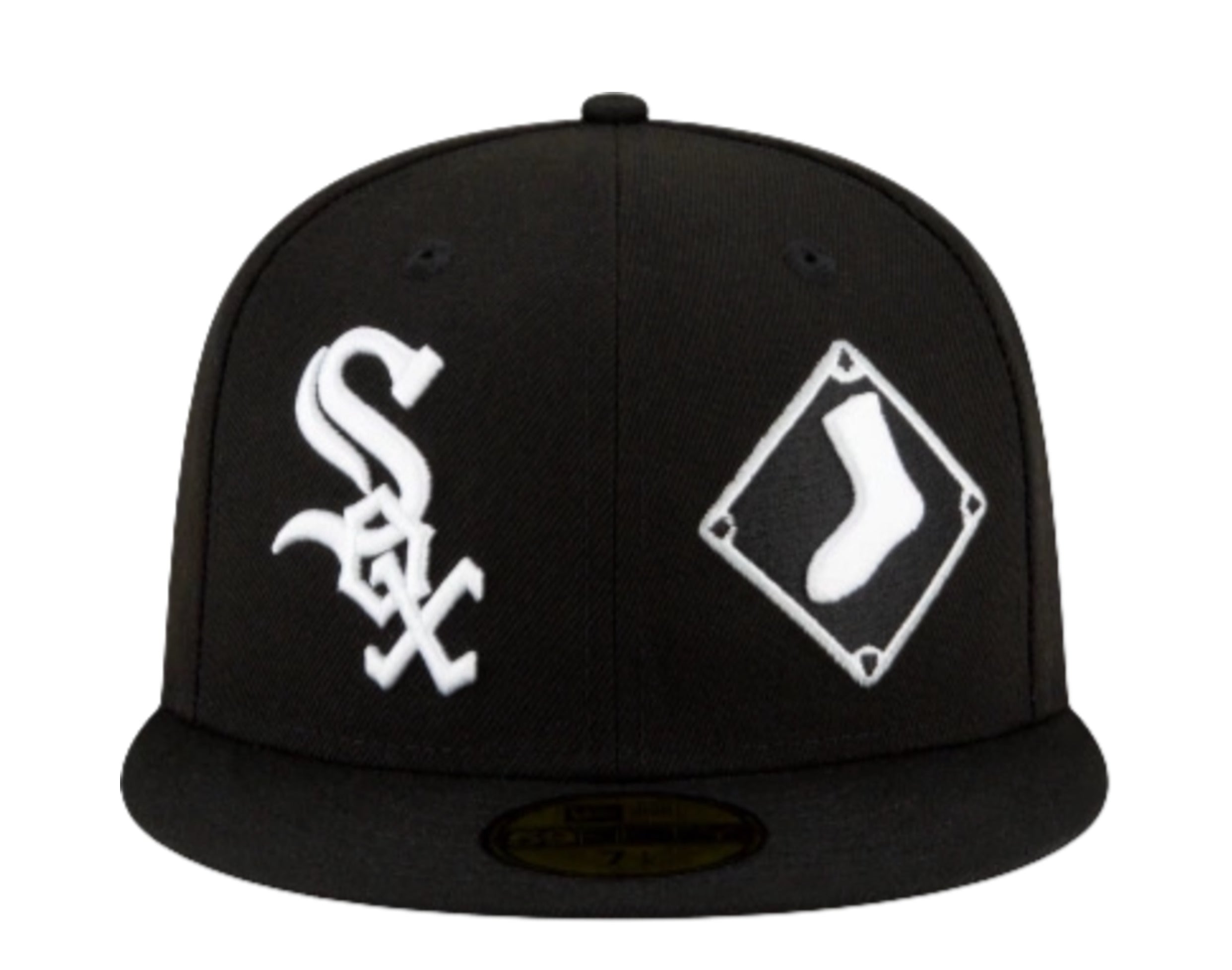 New Era 59FIFTY Chicago White Sox Patch Pride Fitted Hat 7 7/8