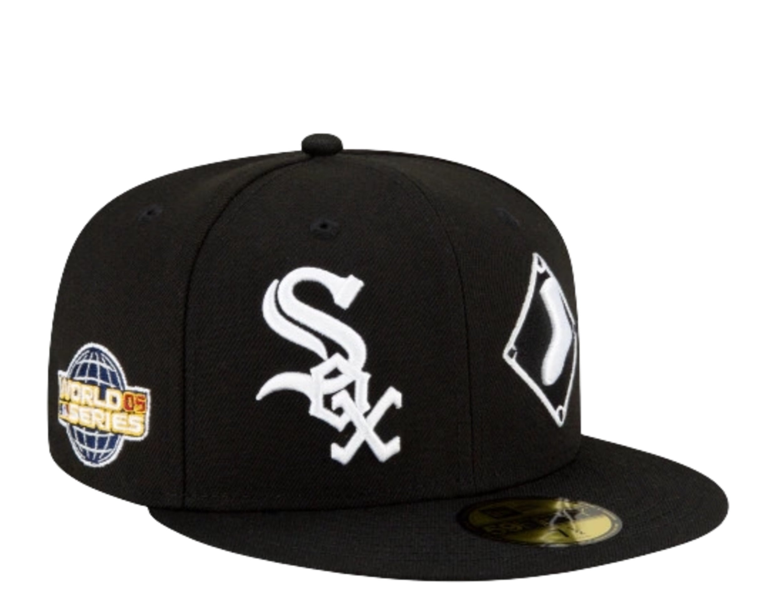 Chicago White Sox Purple Kanye West Graduation 1917 World Series Side Patch  Peach UV New Era 59Fifty Fitted Hat