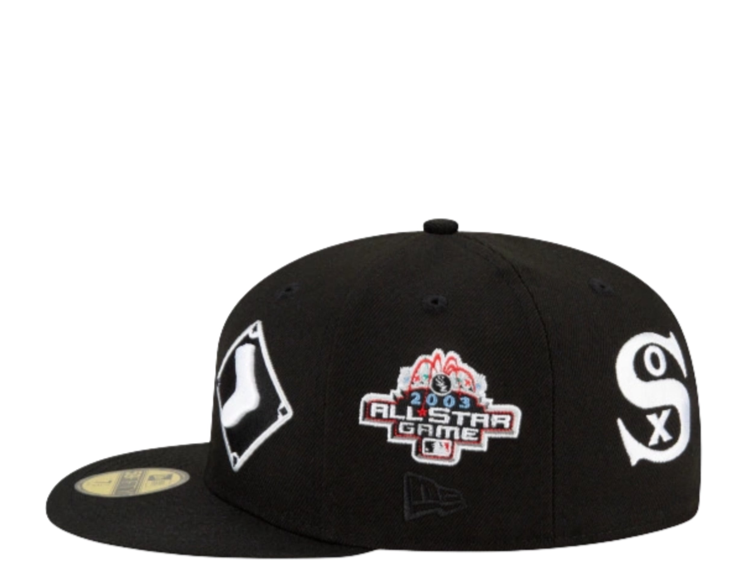 New Era 59Fifty MLB Chicago White Sox Patch Pride Fitted Hat