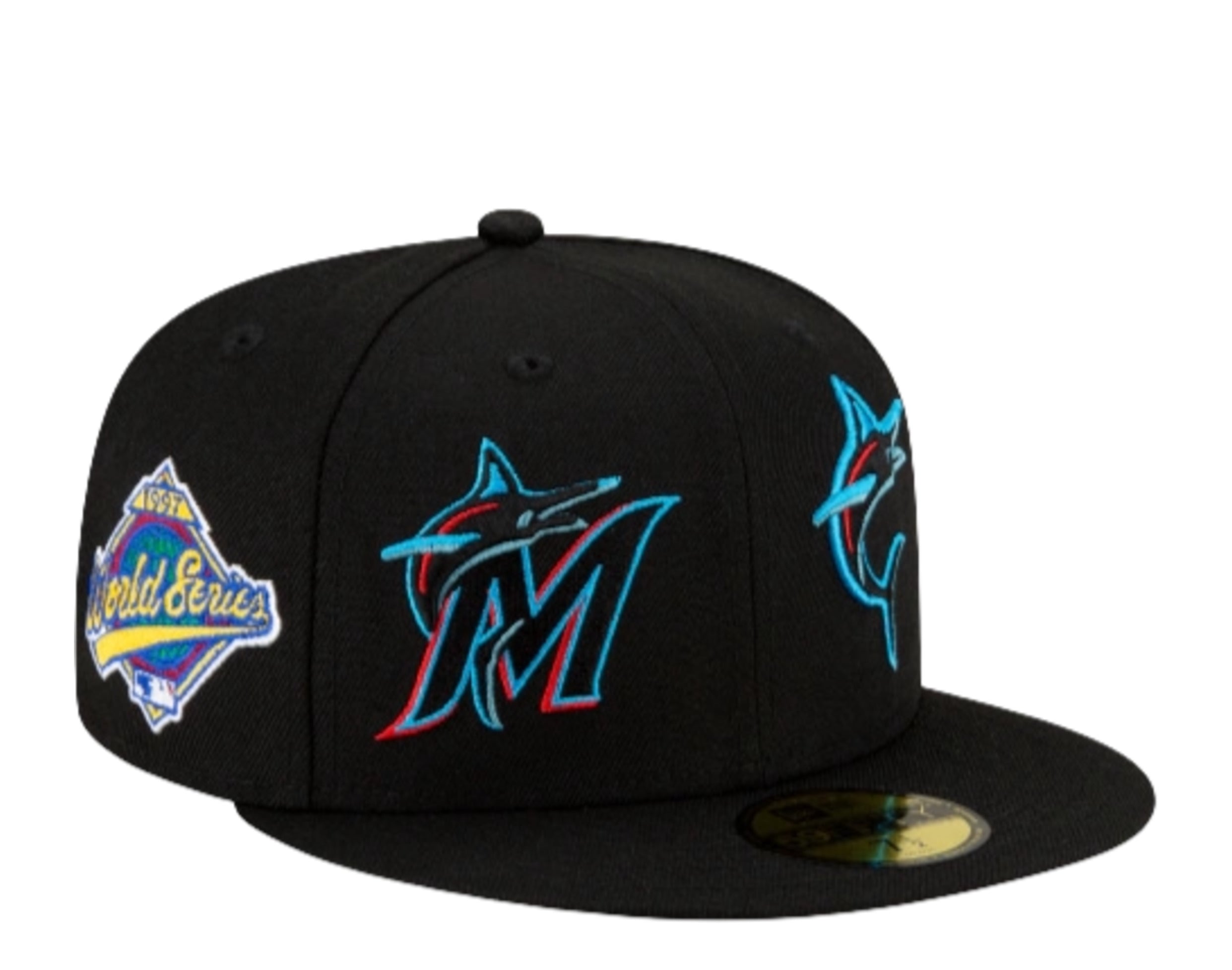 New Era 59Fifty MLB Miami Marlins Patch Pride Fitted Hat