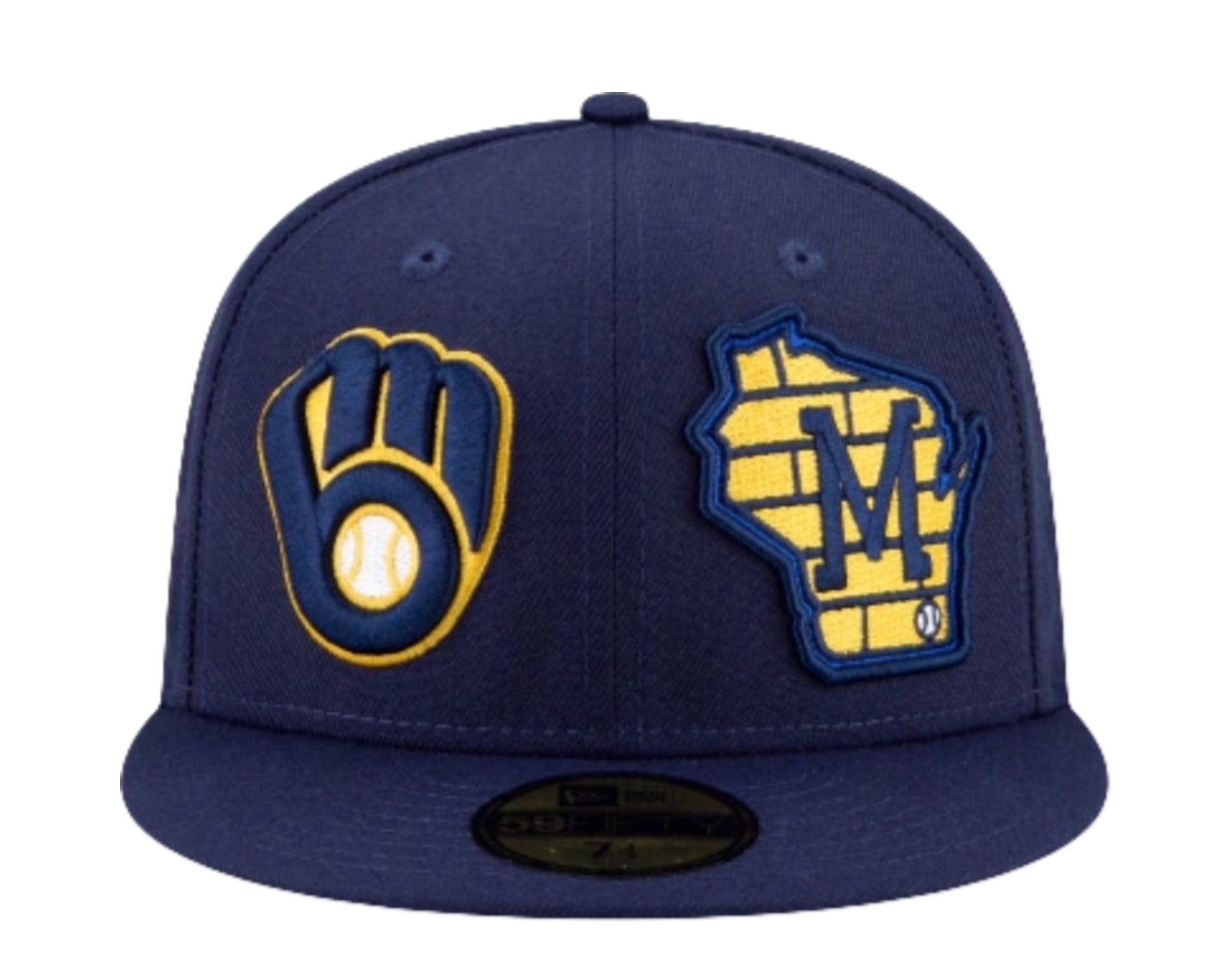 New Era 59Fifty MLB Milwaukee Brewers Patch Pride Fitted Hat