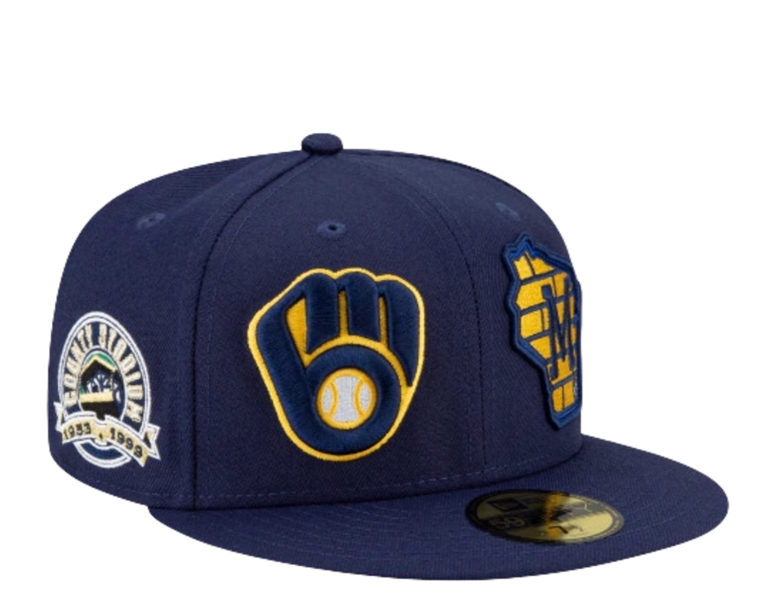 New Era 59Fifty MLB Milwaukee Brewers Patch Pride Fitted Hat