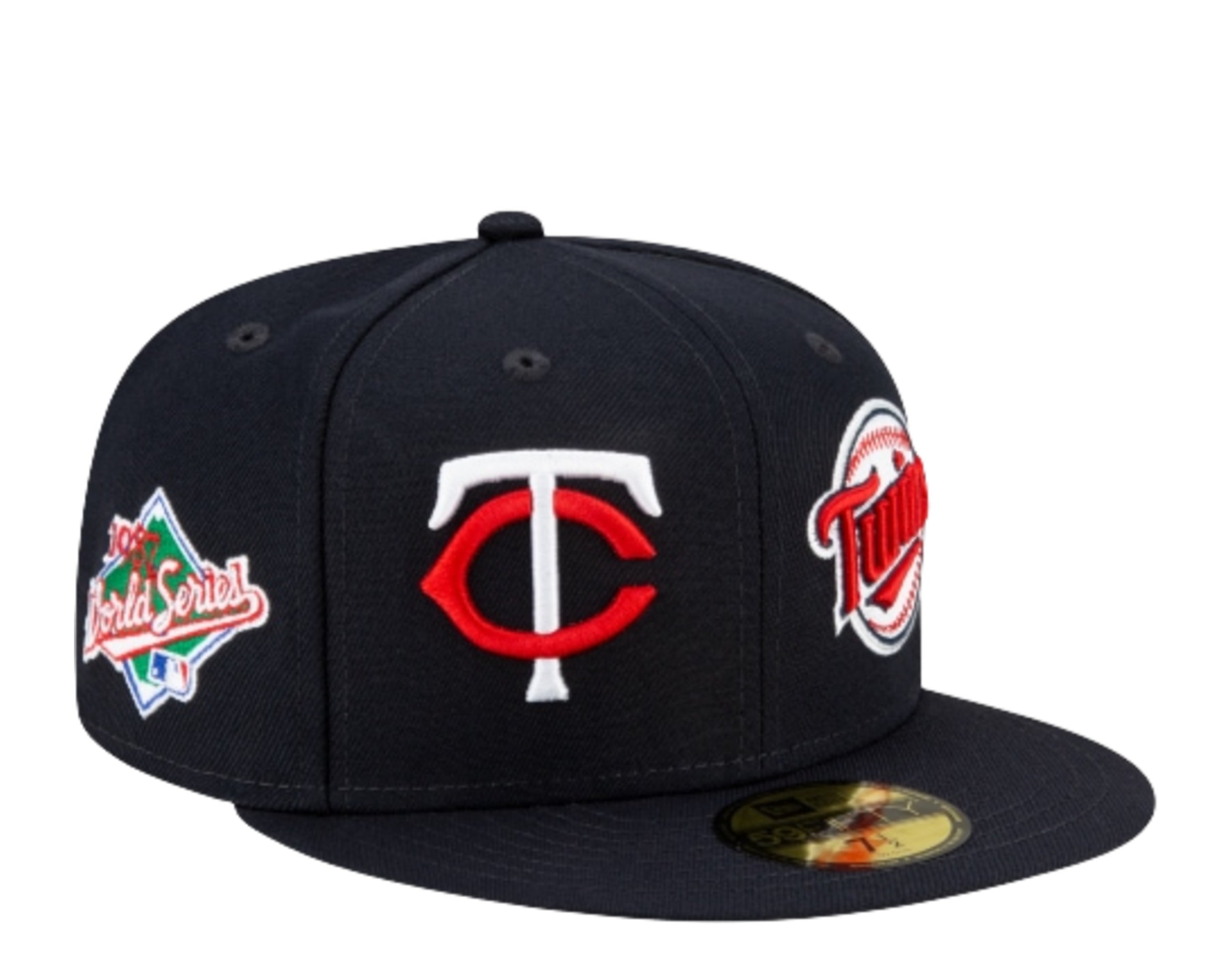 New Era 59Fifty MLB Minnesota Twins Patch Pride Fitted Hat