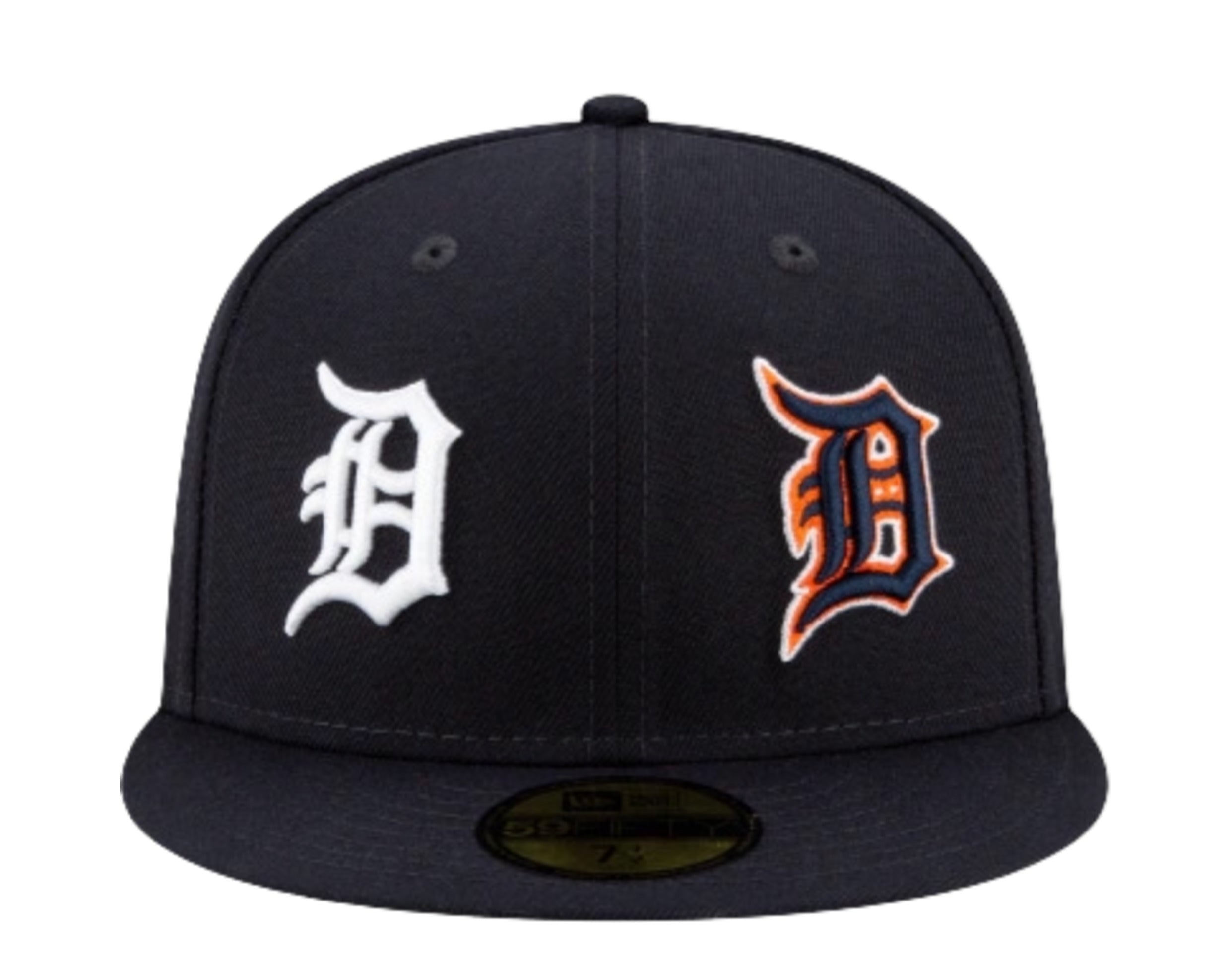 Detroit Tigers TEAM-PRIDE Grey-Navy Fitted Hat by New Era