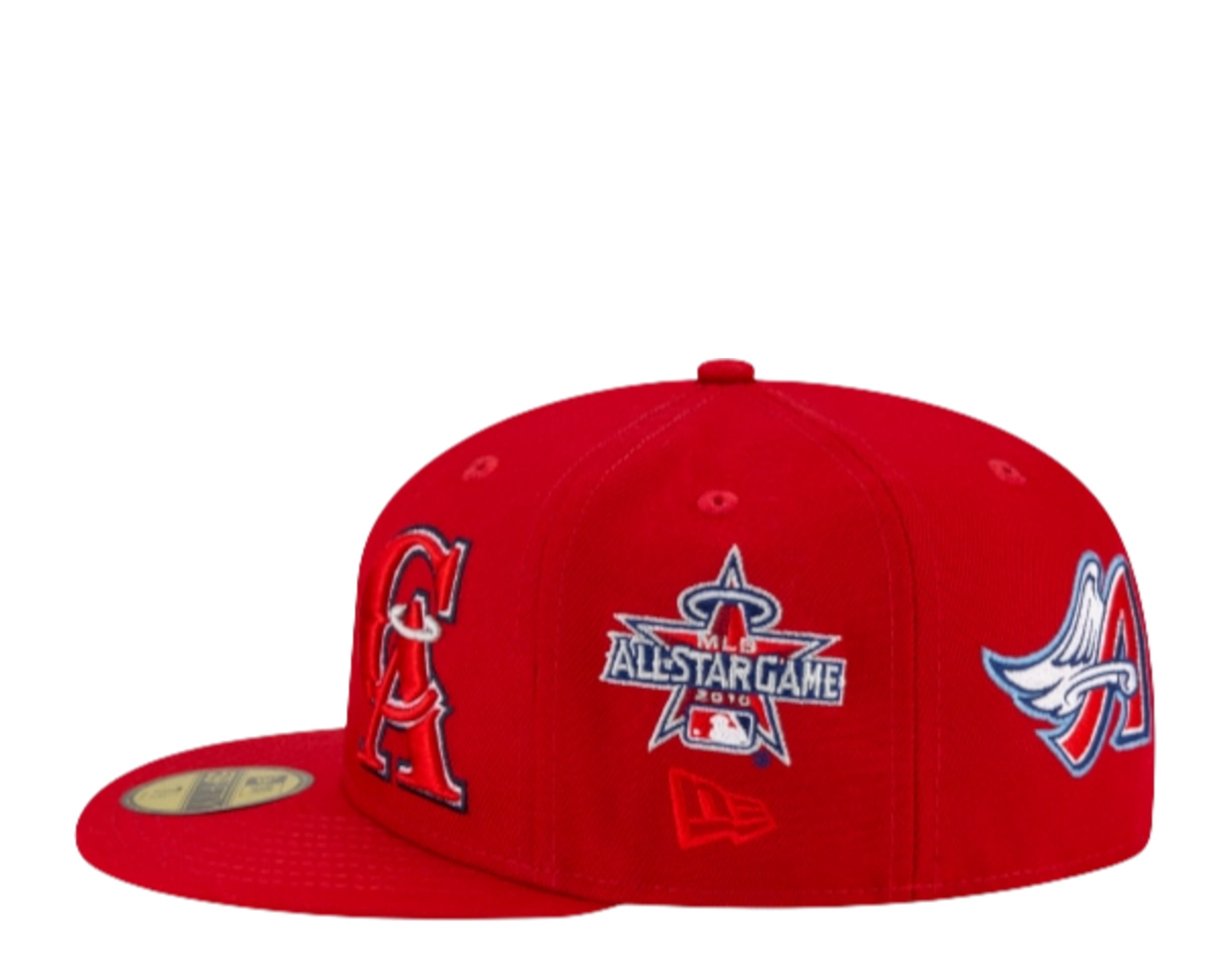 New Era 59Fifty MLB Los Angeles Angels Patch Pride Fitted Hat