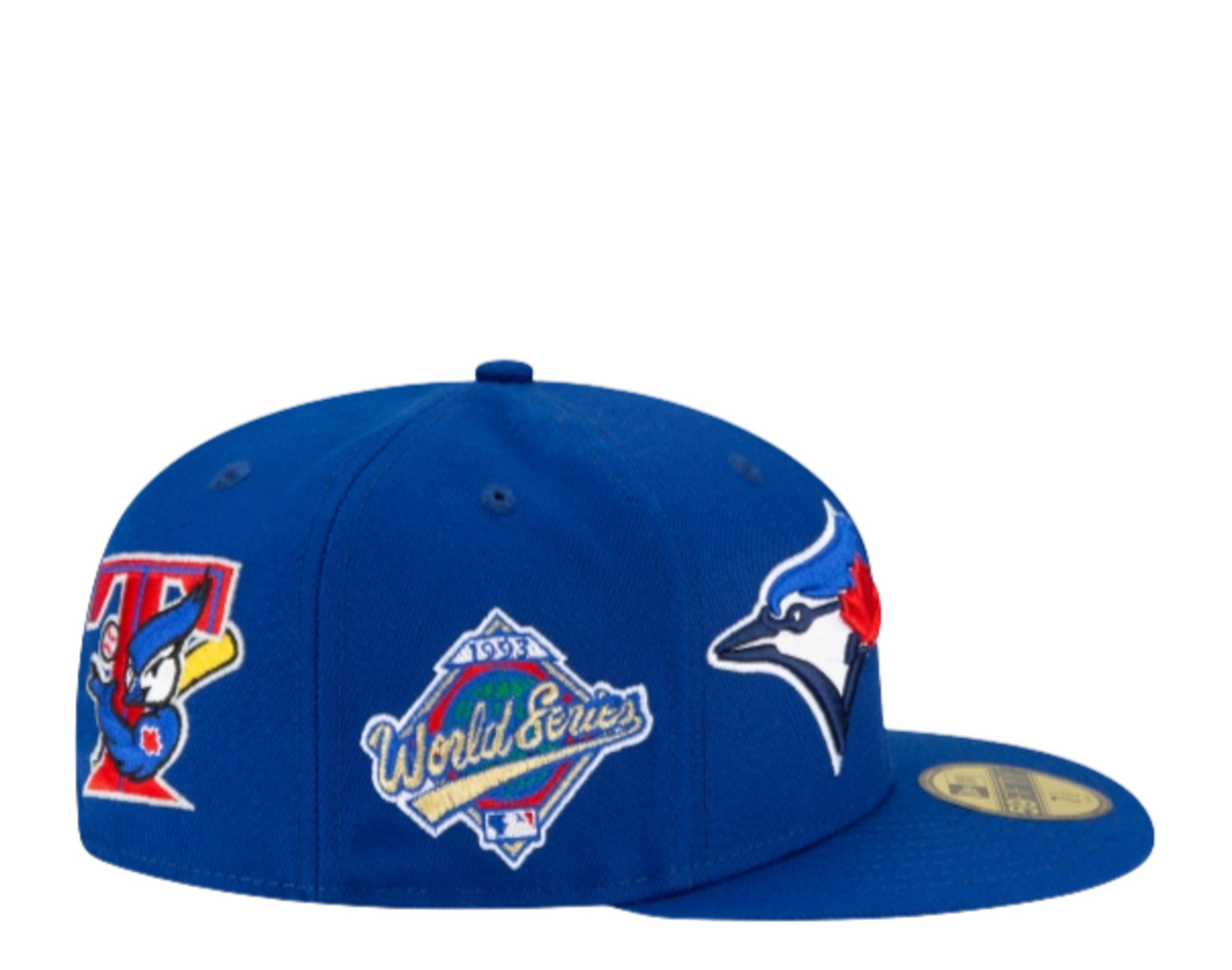 New Era 59FIFTY Toronto Blue Jays Patch Pride Fitted Hat Royal Blue