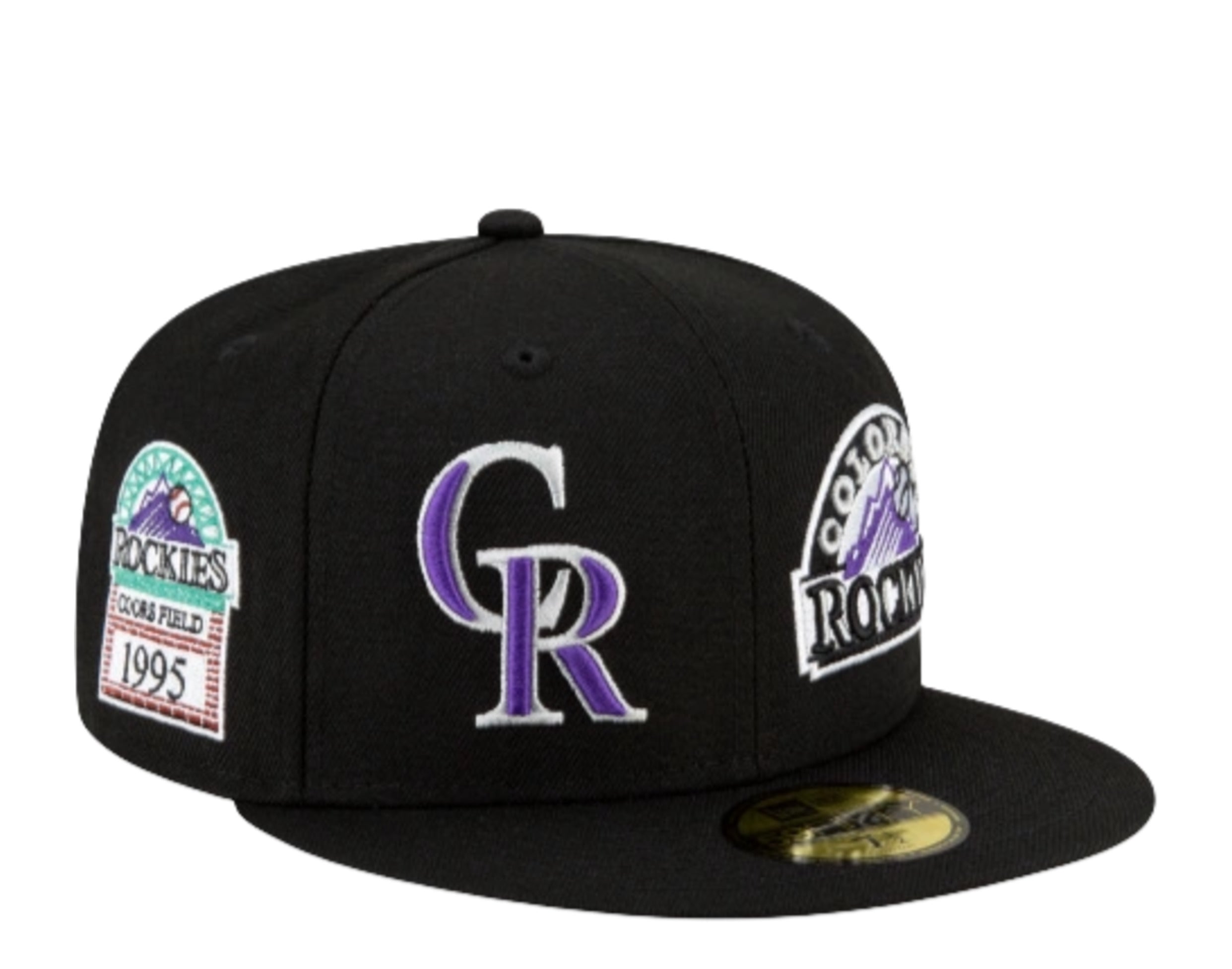 New Era 59Fifty MLB Colorado Rockies Patch Pride Fitted Hat