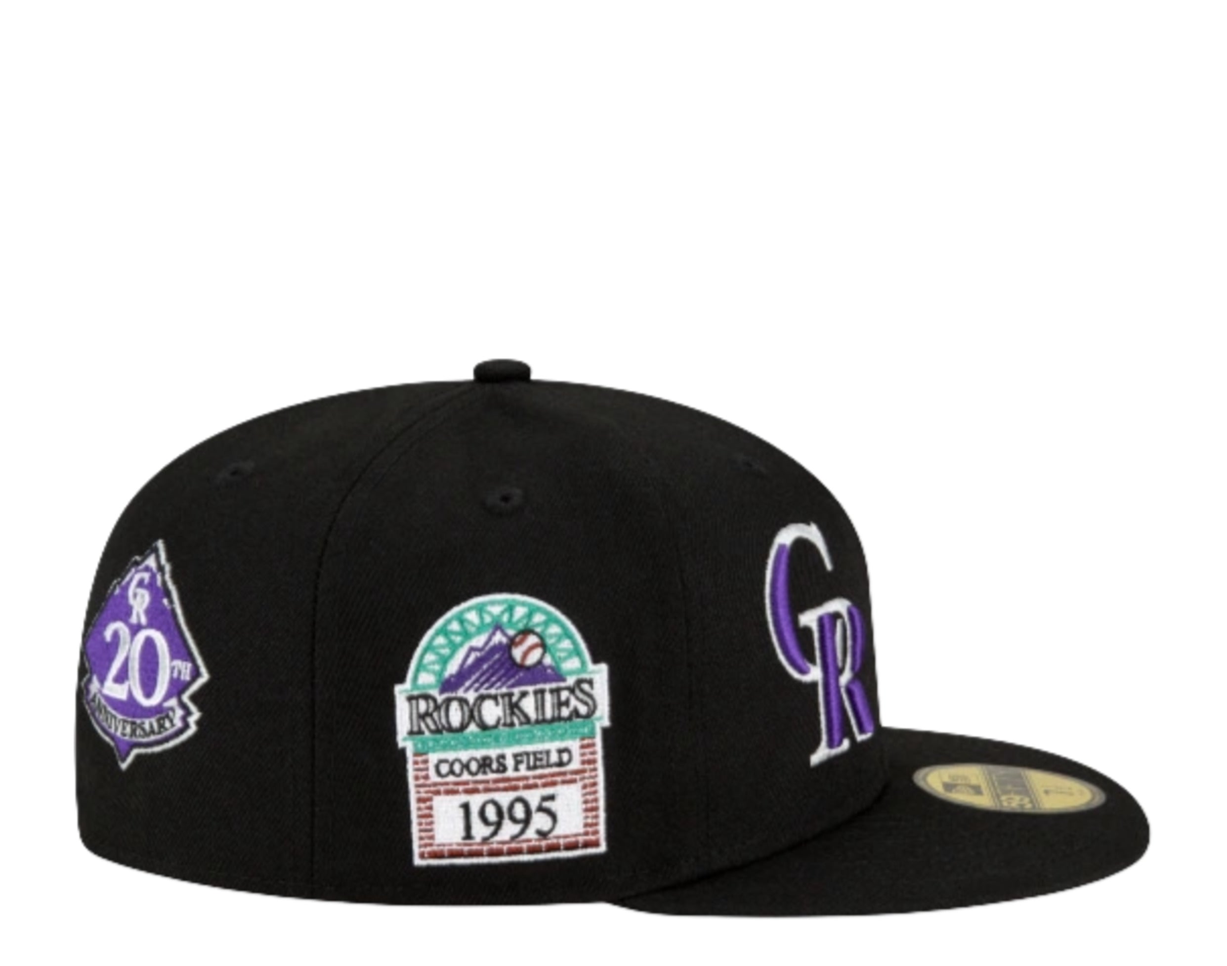 New Era 59Fifty MLB Colorado Rockies Patch Pride Fitted Hat