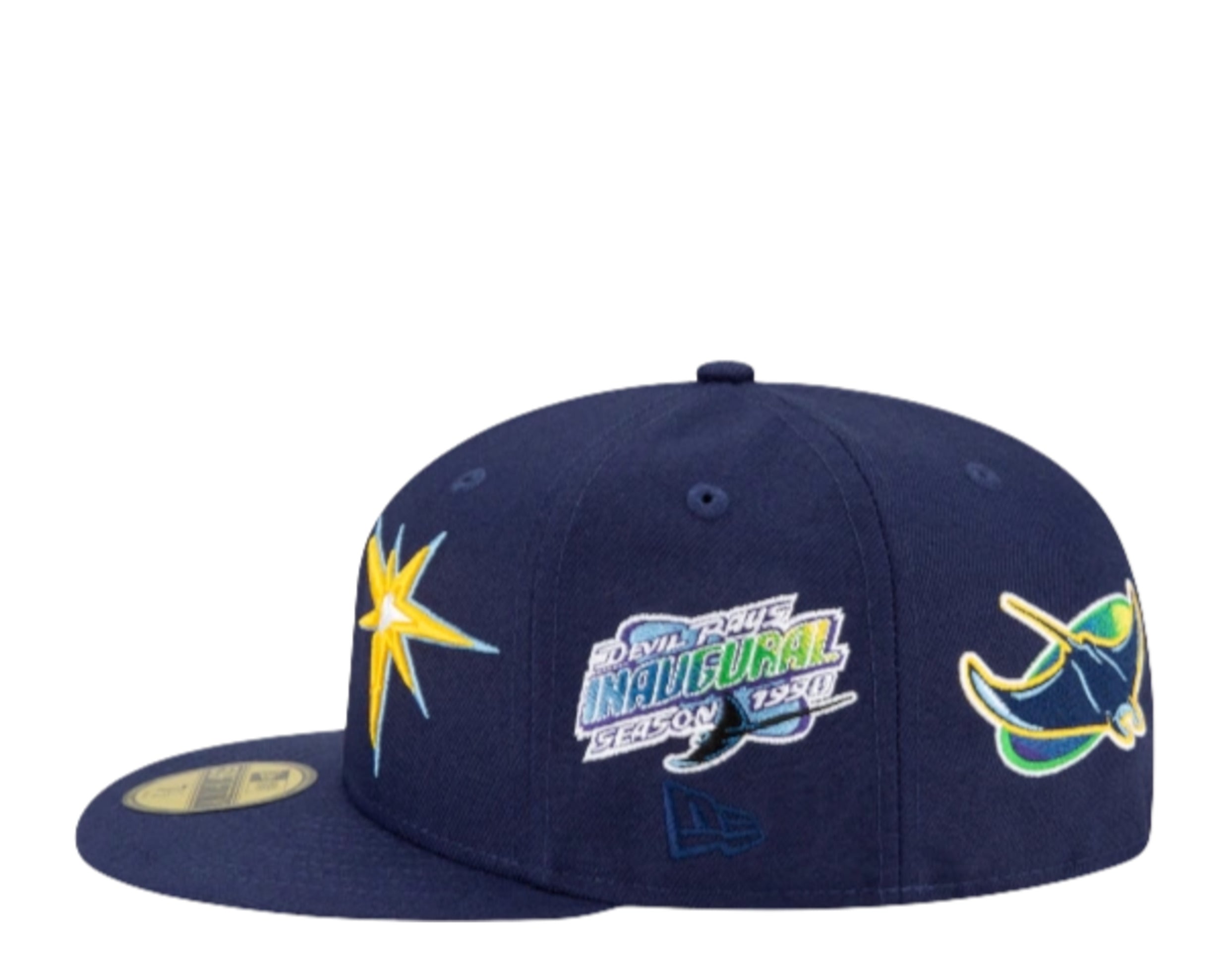 New Era 59Fifty MLB Tampa Bay Rays Patch Pride Fitted Hat