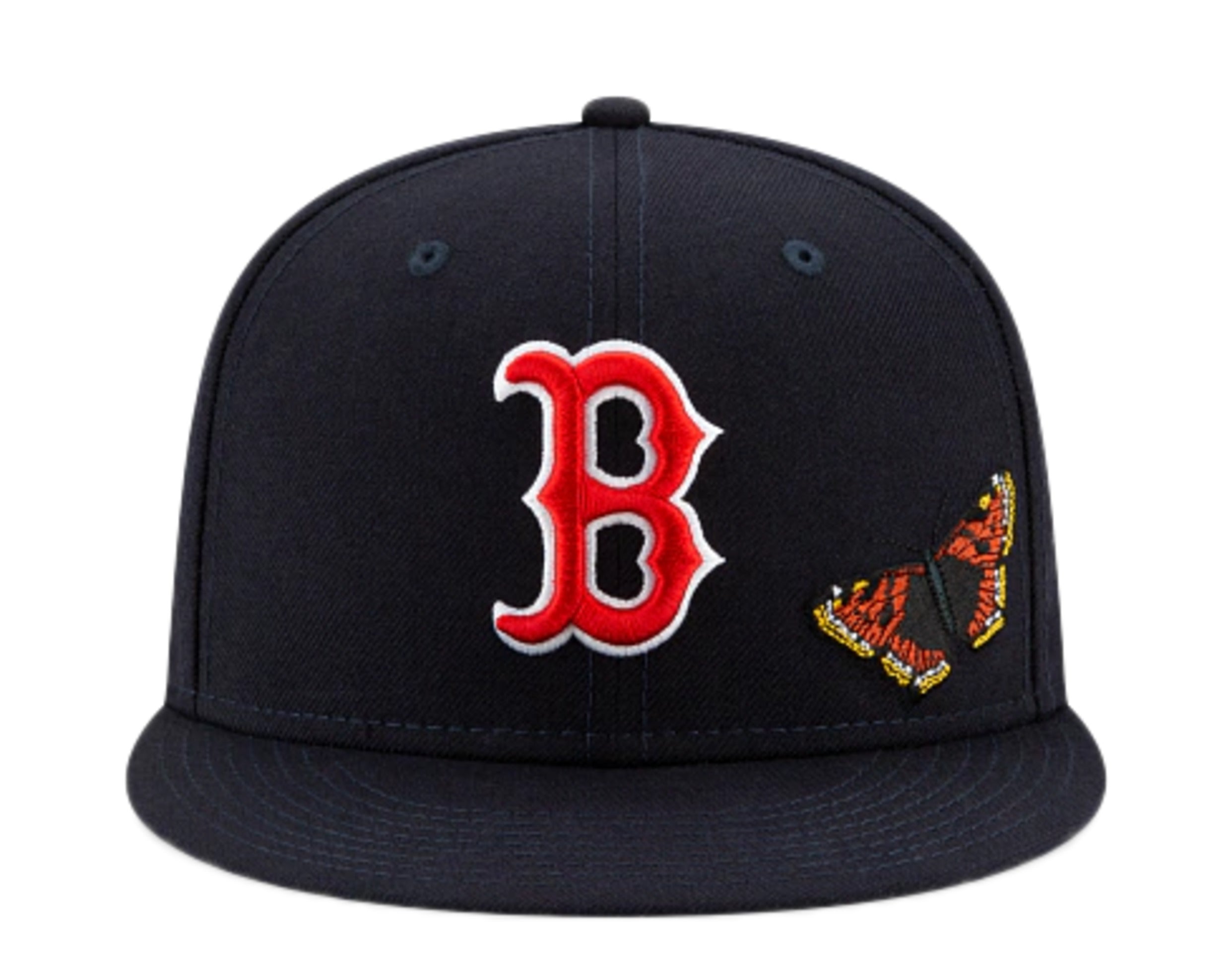 New Era x FELT x MLB 59Fifty Boston Red Sox Butterfly Garden Fitted Hat W/ Grey Undervisor