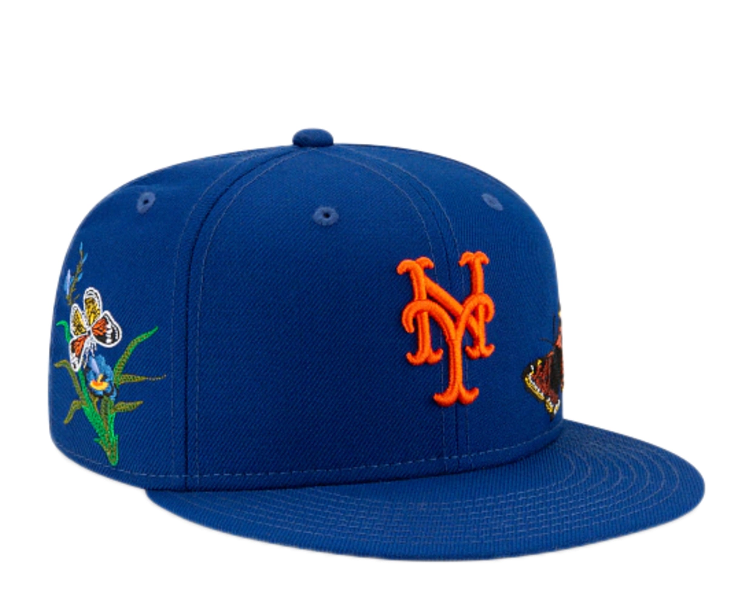 New Era x FELT x MLB 59Fifty New York Mets Butterfly Garden Fitted Hat W/ Grey Undervisor