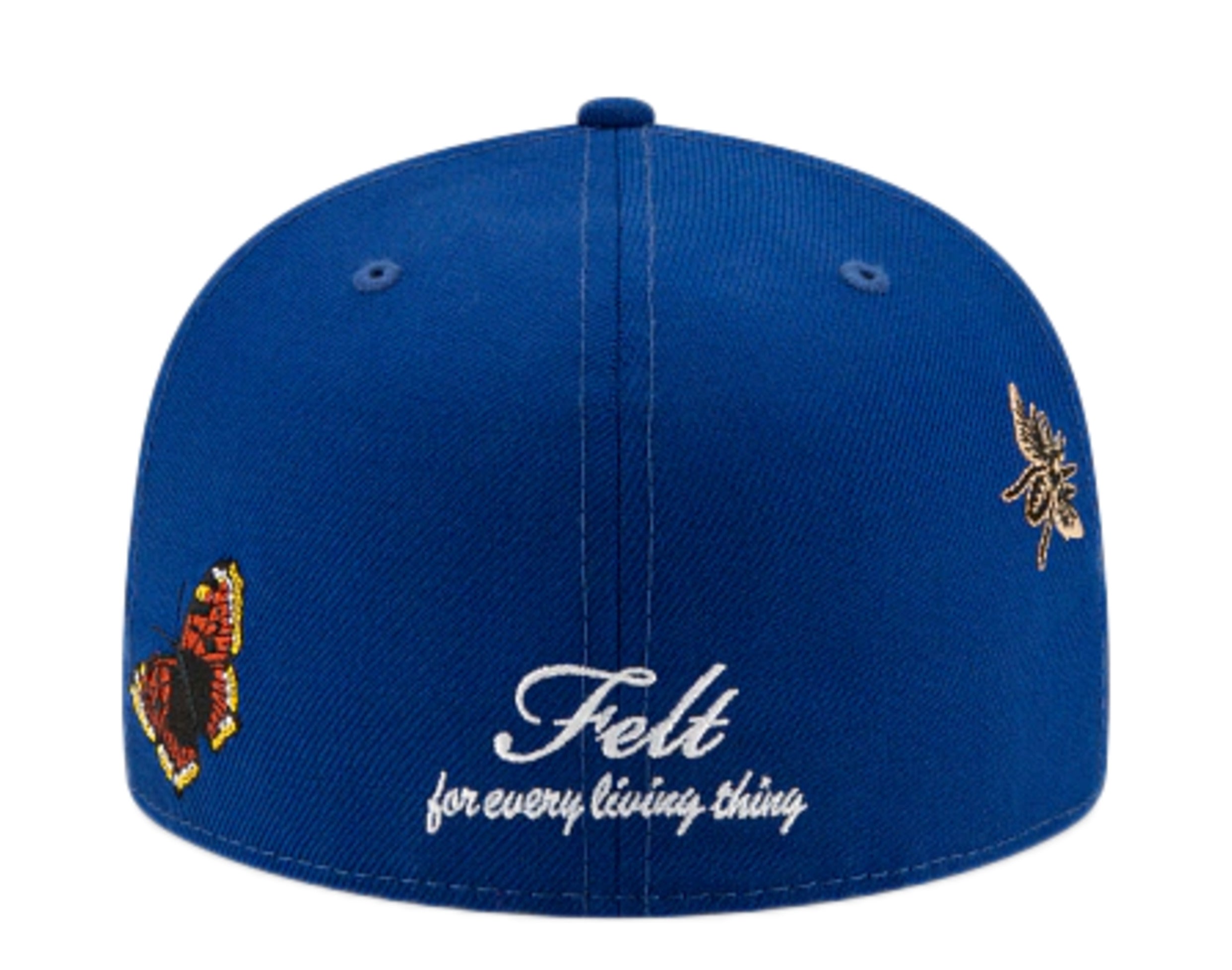 New Era x FELT x MLB 59Fifty New York Mets Butterfly Garden Fitted Hat W/ Grey Undervisor