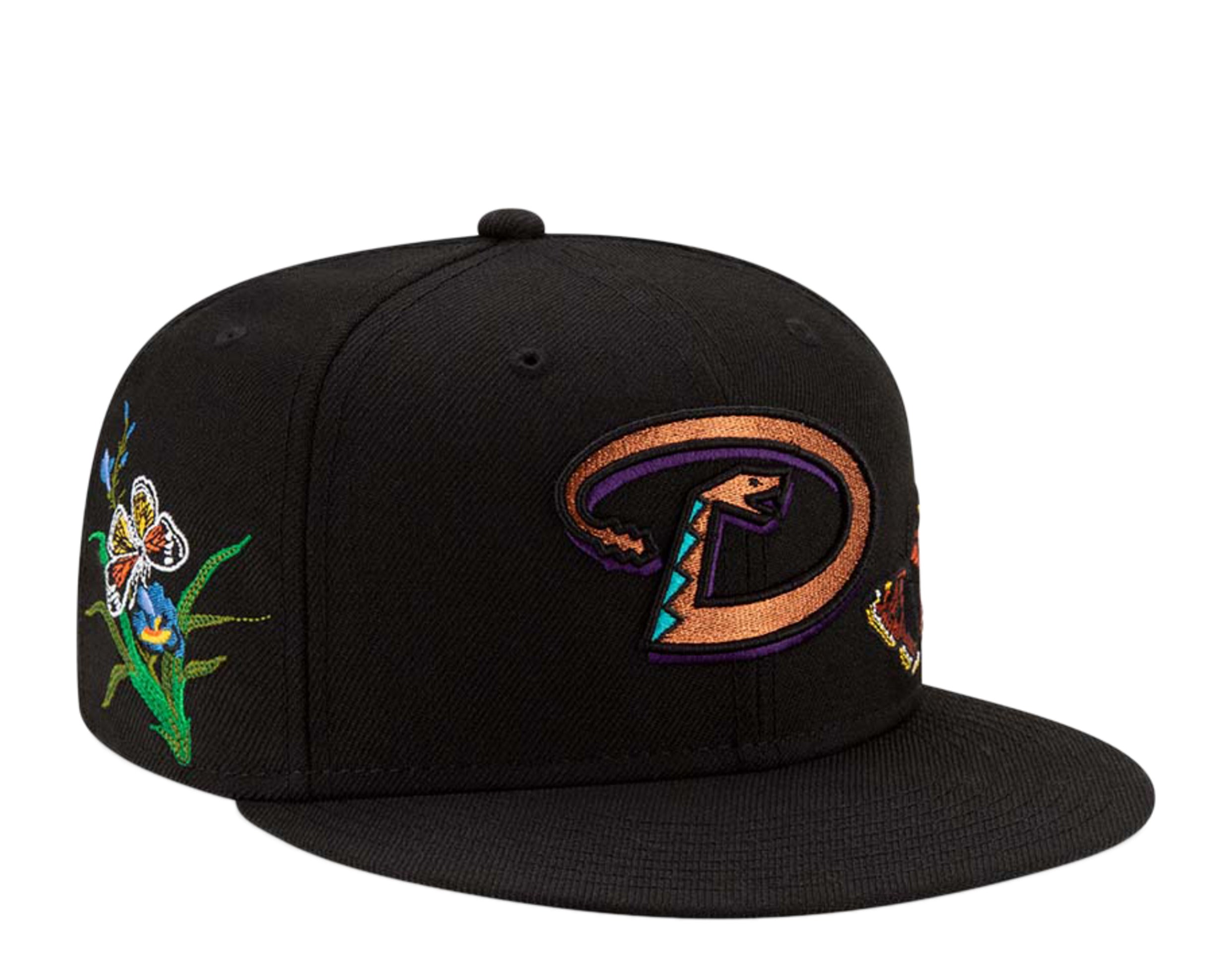 New Era x FELT x MLB 59Fifty Arizona Diamondbacks Butterfly Garden Fitted Hat W/ Grey Undervisor