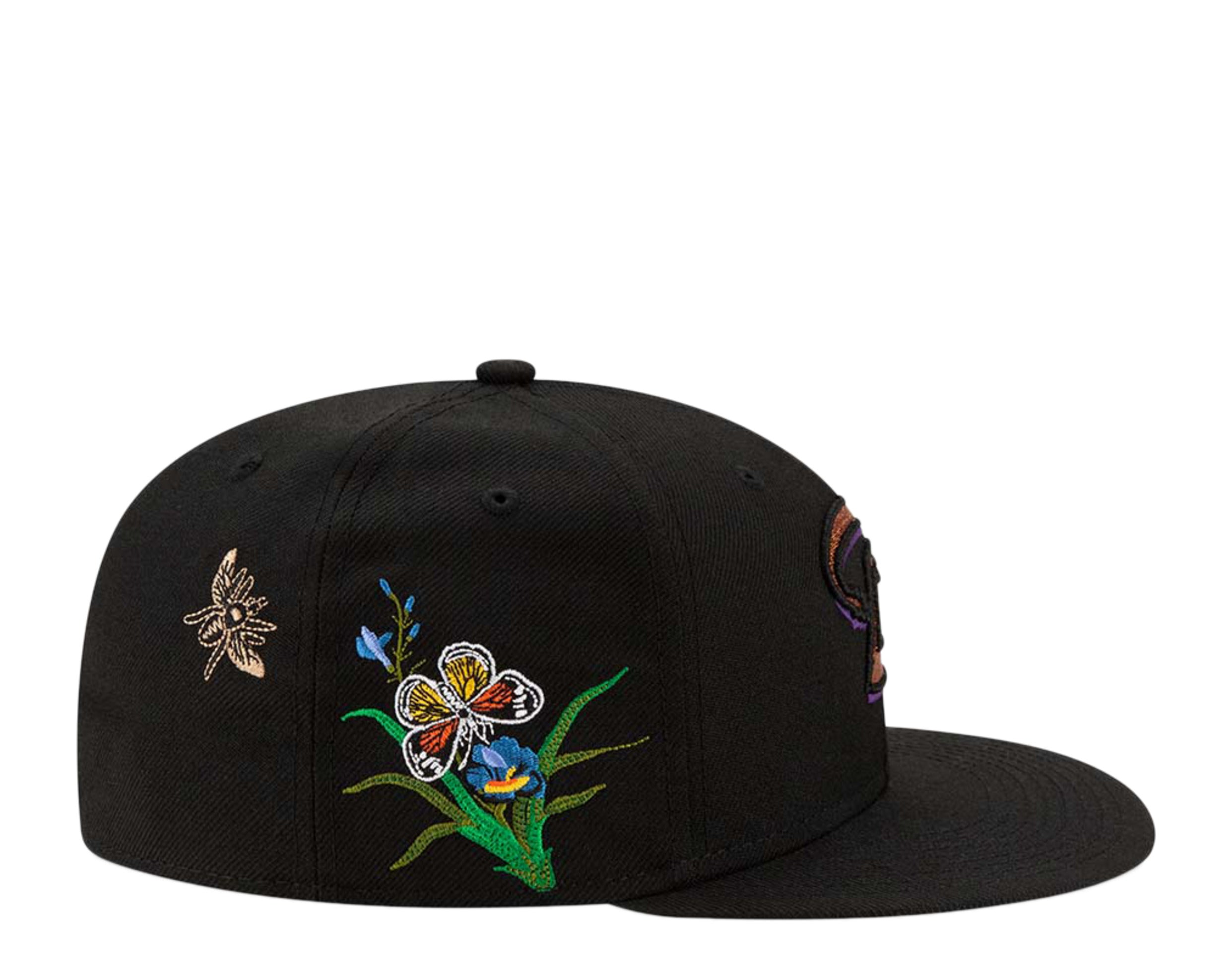 New Era x FELT x MLB 59Fifty Arizona Diamondbacks Butterfly Garden Fitted Hat W/ Grey Undervisor