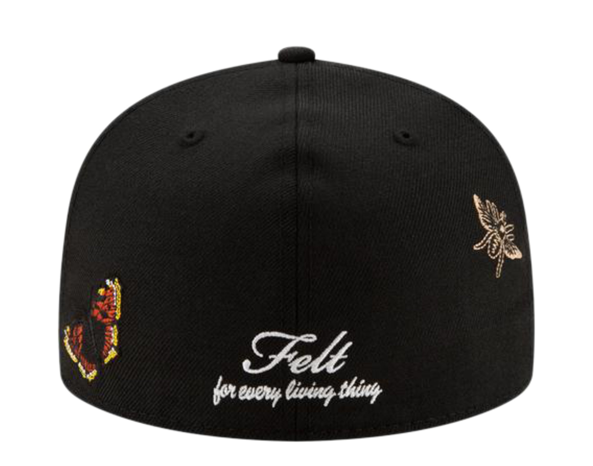 New Era x FELT x MLB 59Fifty Tampa Bay Rays Butterfly Garden Fitted Hat W/ Grey Undervisor