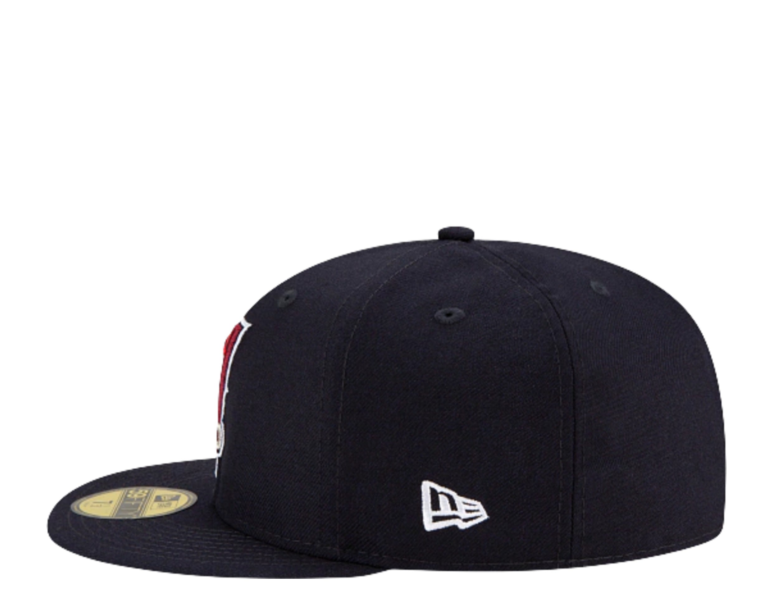 New Era 59Fifty MLB Anaheim Angels Upside Down Logo Fitted Hat