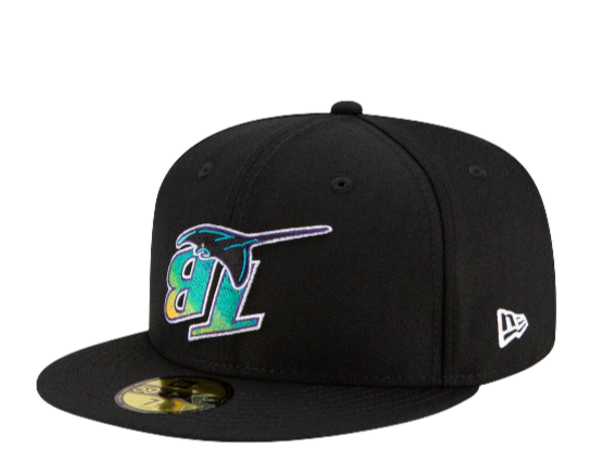 New Era 59Fifty MLB Tampa Bay Ray Upside Down Logo Fitted Hat