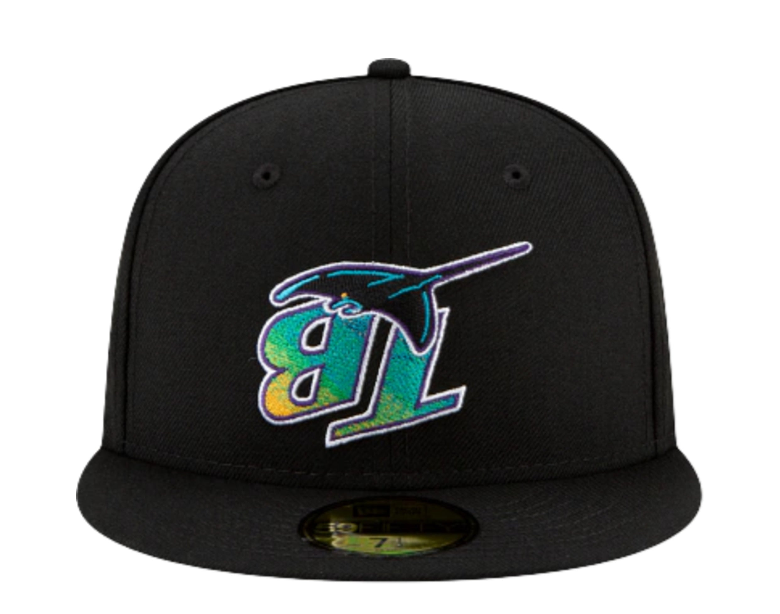 New Era 59Fifty MLB Tampa Bay Ray Upside Down Logo Fitted Hat