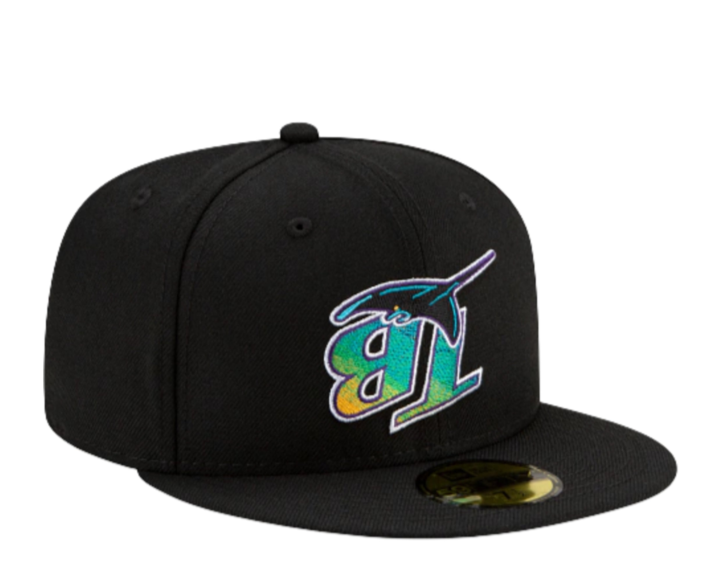 New Era 59Fifty MLB Tampa Bay Ray Upside Down Logo Fitted Hat