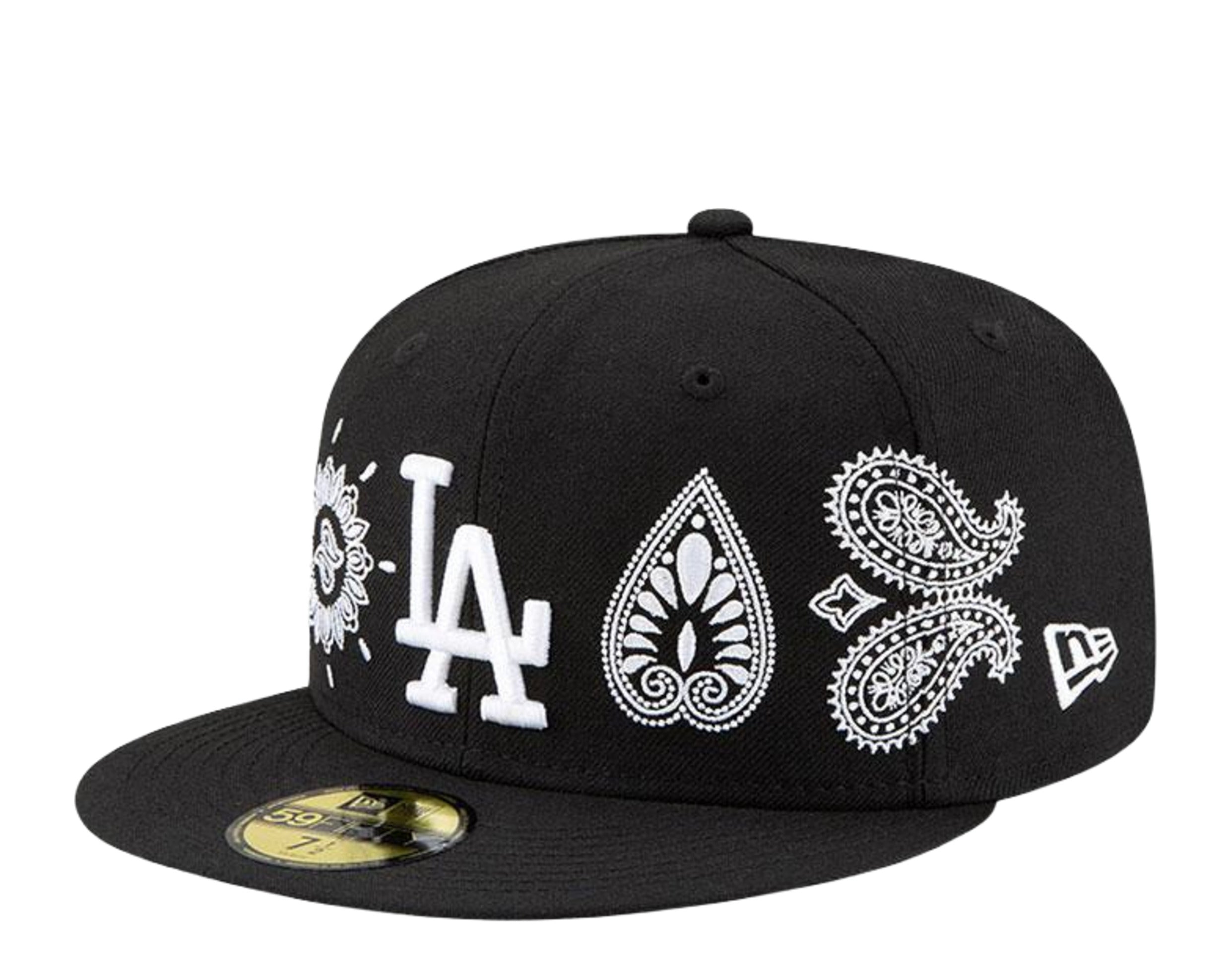 New Era 59Fifty MLB Los Angeles Dodgers Paisley Elements Fitted Hat W/ Grey Undervisor