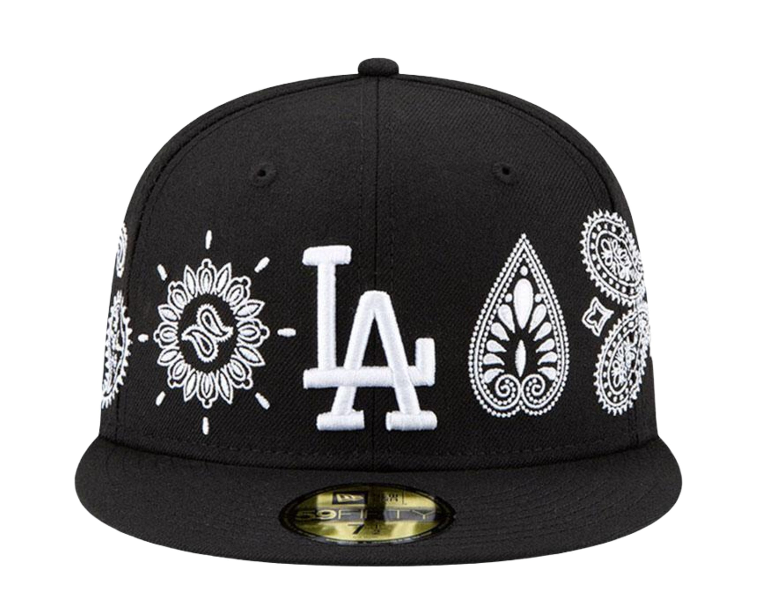 New Era 59Fifty MLB Los Angeles Dodgers Paisley Elements Fitted Hat W/ Grey Undervisor