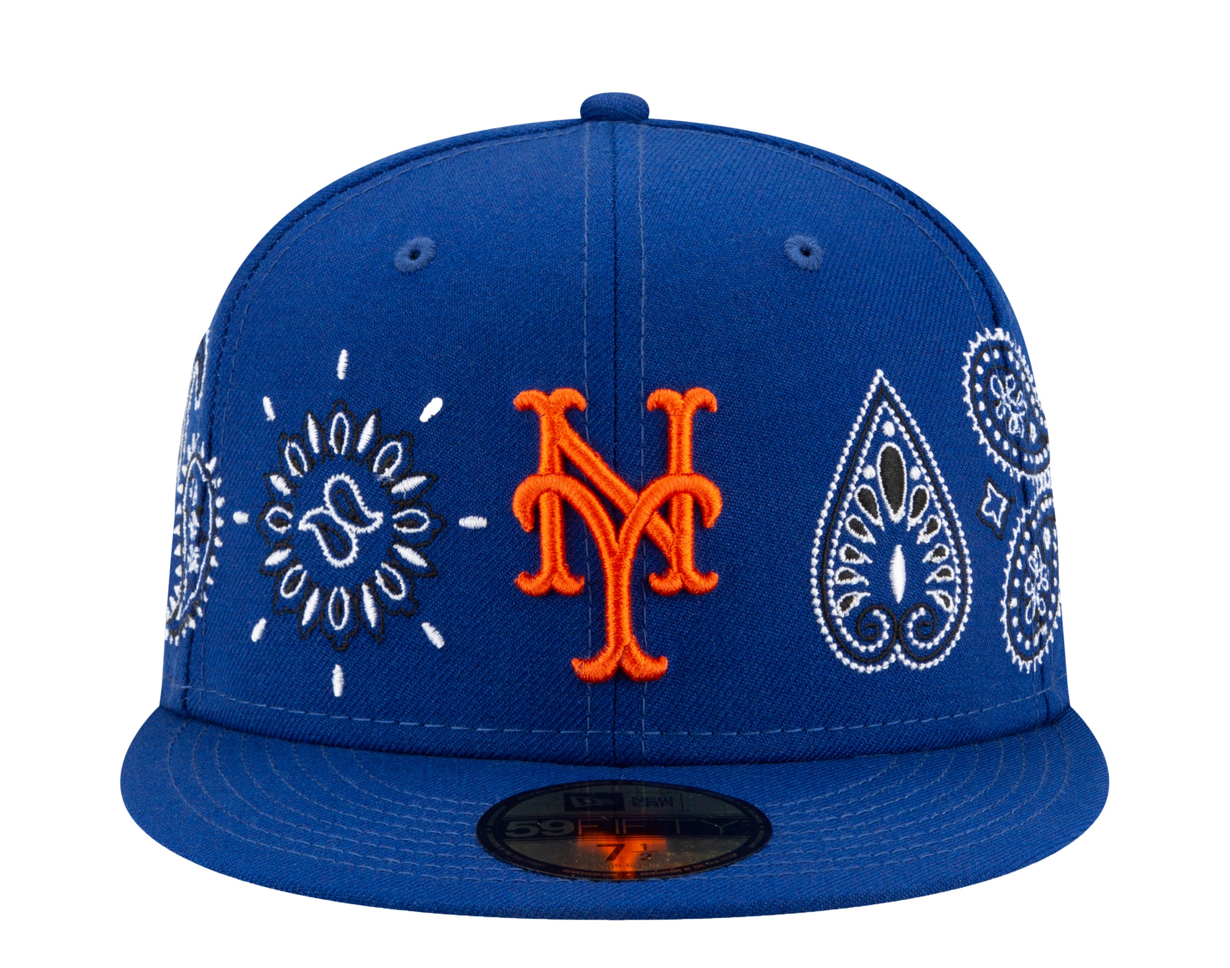 New Era 59Fifty MLB New York Mets Paisley Elements Fitted Hat W/ Green Undervisor