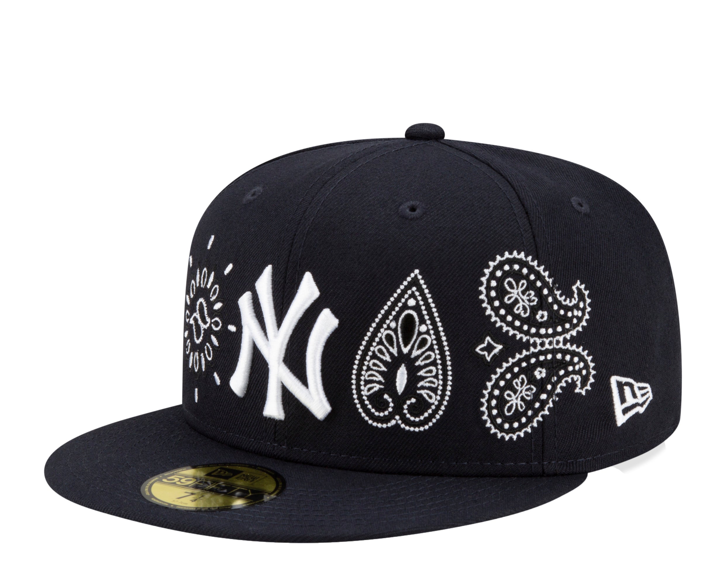 New Era 59Fifty MLB New York Yankees Paisley Elements Fitted Hat W/ Grey Undervisor