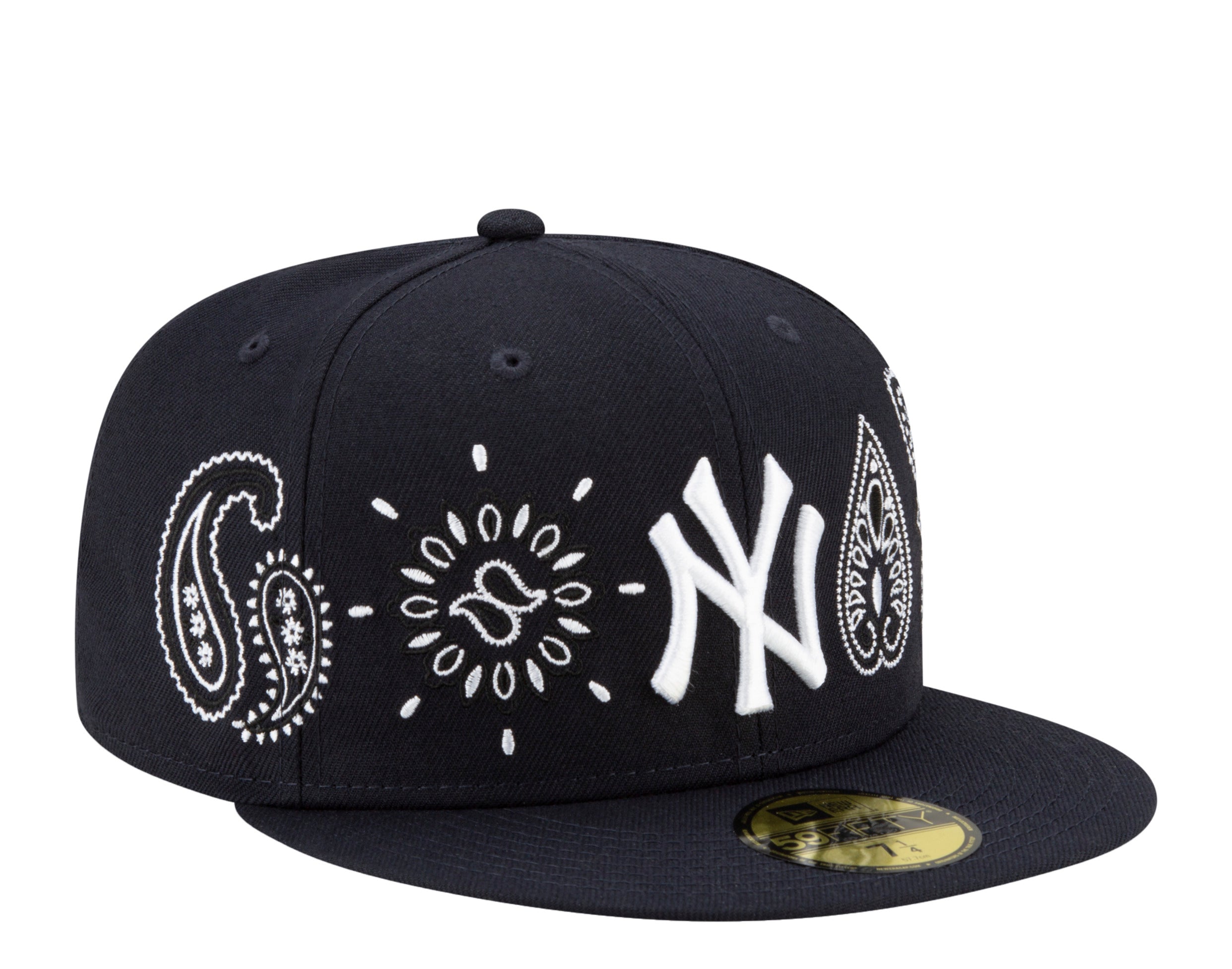 New Era 59Fifty MLB New York Yankees Paisley Elements Fitted Hat W/ Grey Undervisor