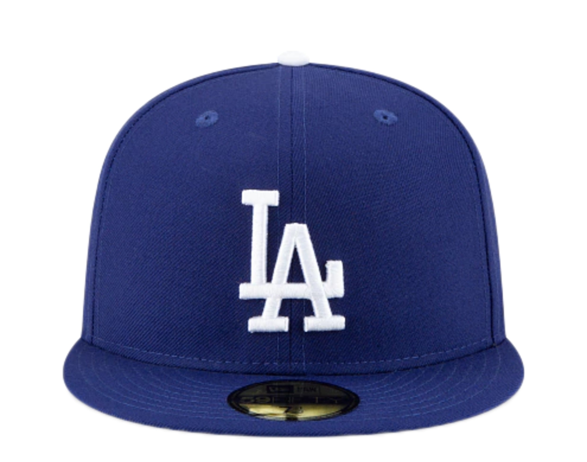 New Era 59Fifty MLB Los Angeles Dodgers Icy 1980 ASG Side Patch Fitted Hat W/ Baby Blue Undervisor