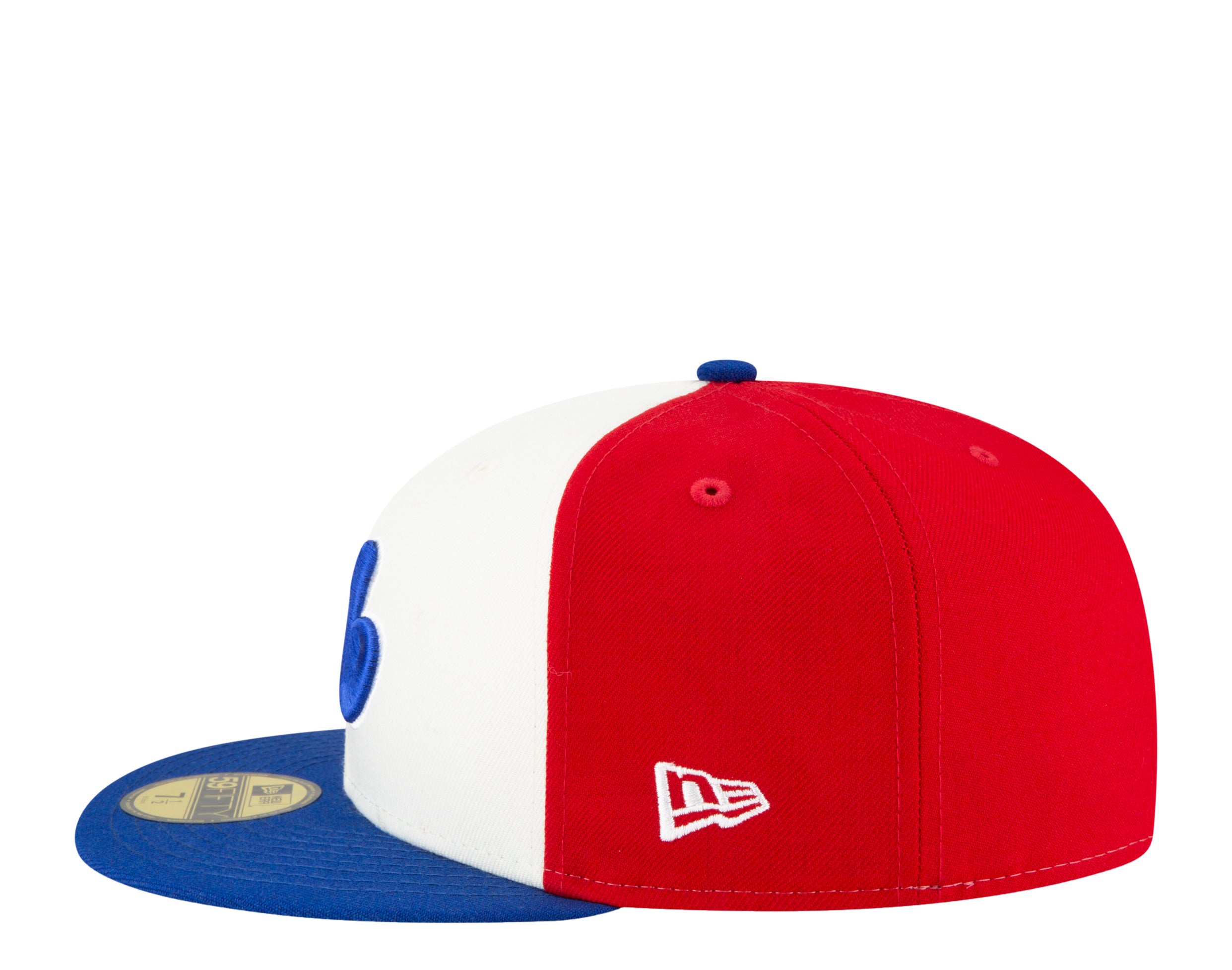 New Era 59Fifty MLB Montreal Expos Icy 1982 ASG Side Patch Fitted Hat W/ Baby Blue Undervisor