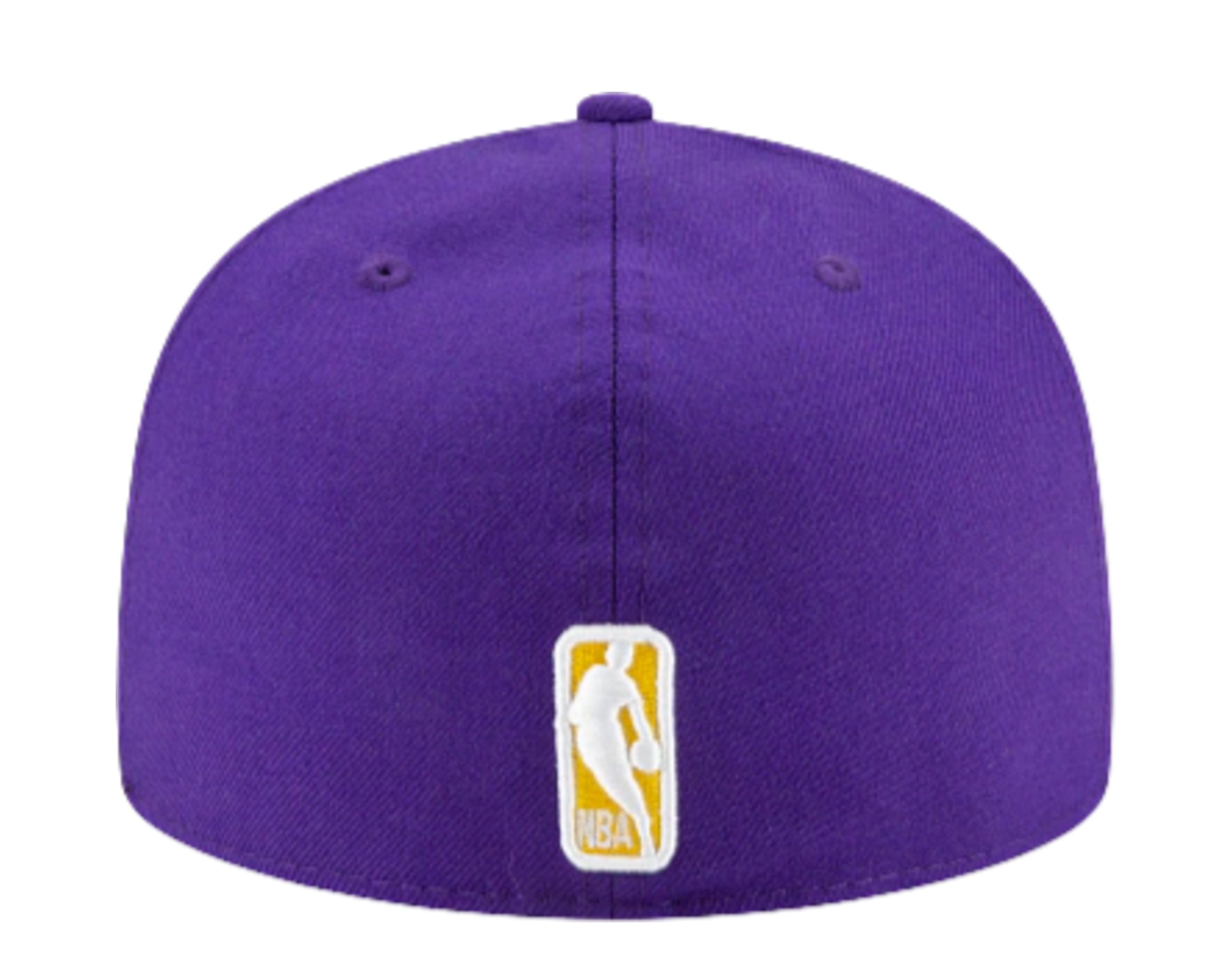 New Era 59Fifty NBA Los Angeles Lakers Icy Side Patch Fitted Hat W/ Baby Blue Undervisor