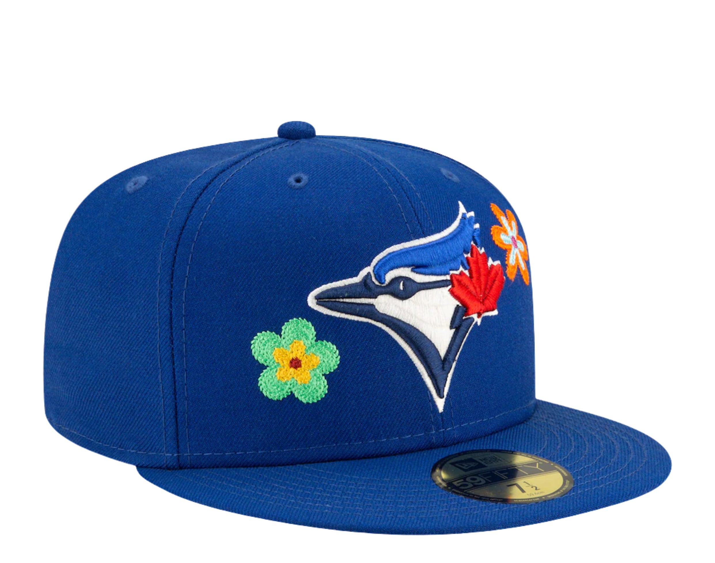 MLB Chain Stitch Floral 59Fifty Fitted Hat Collection by MLB x New Era