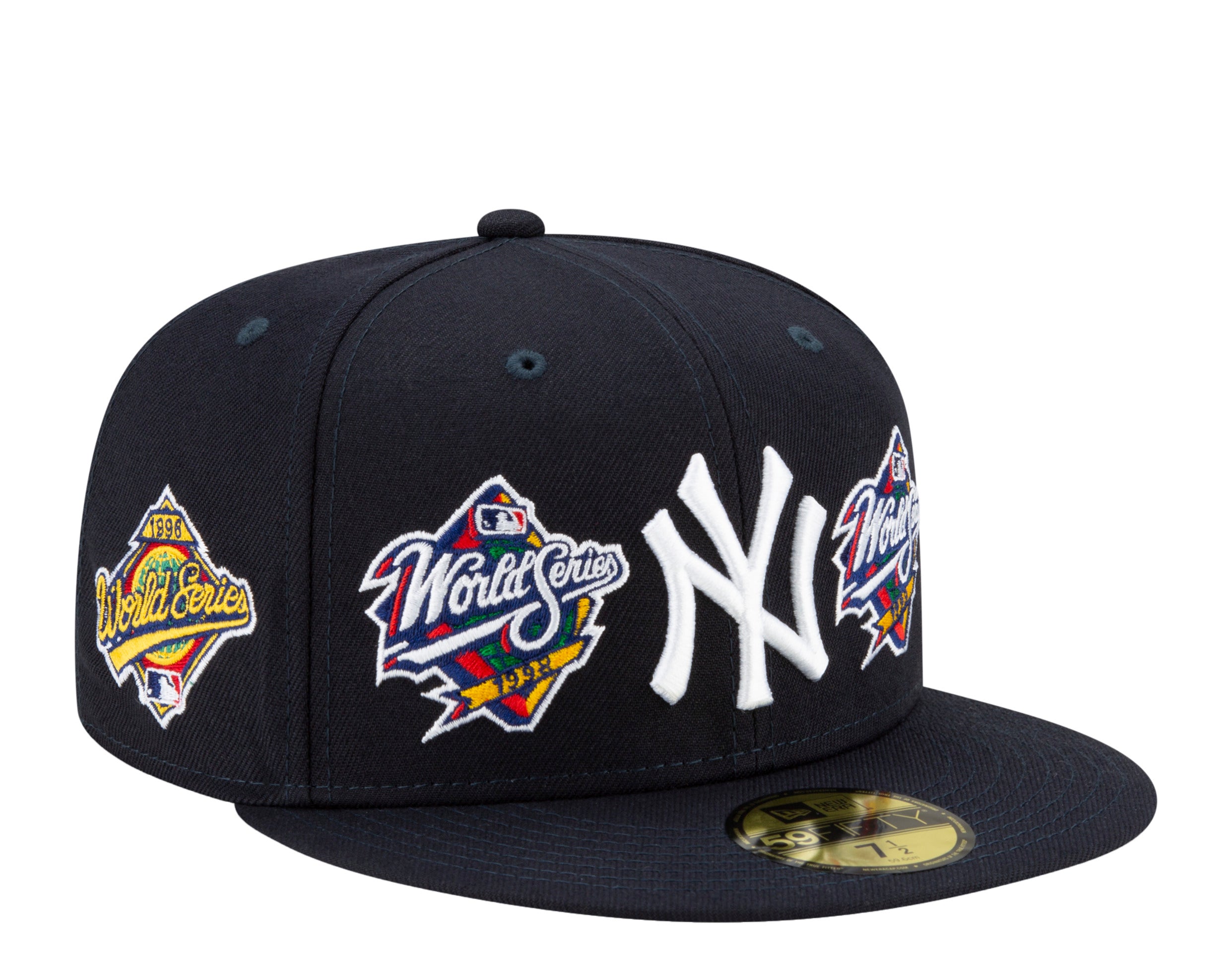 New Era 59Fifty MLB New York Yankees World Champions Fitted Hat W/ Grey Undervisor