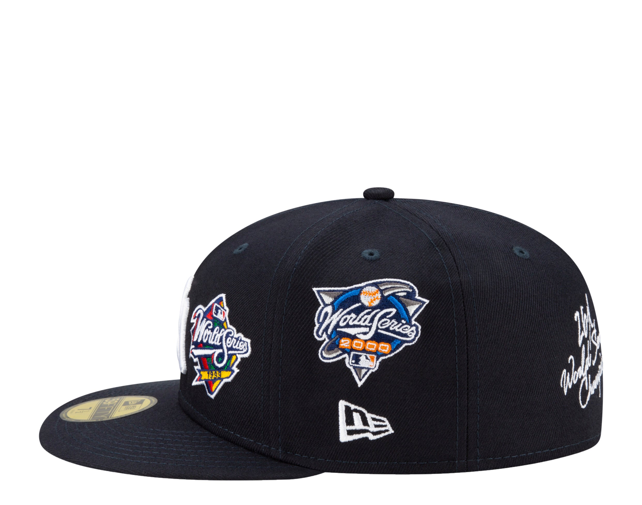 New Era 59Fifty MLB New York Yankees World Champions Fitted Hat W/ Grey Undervisor