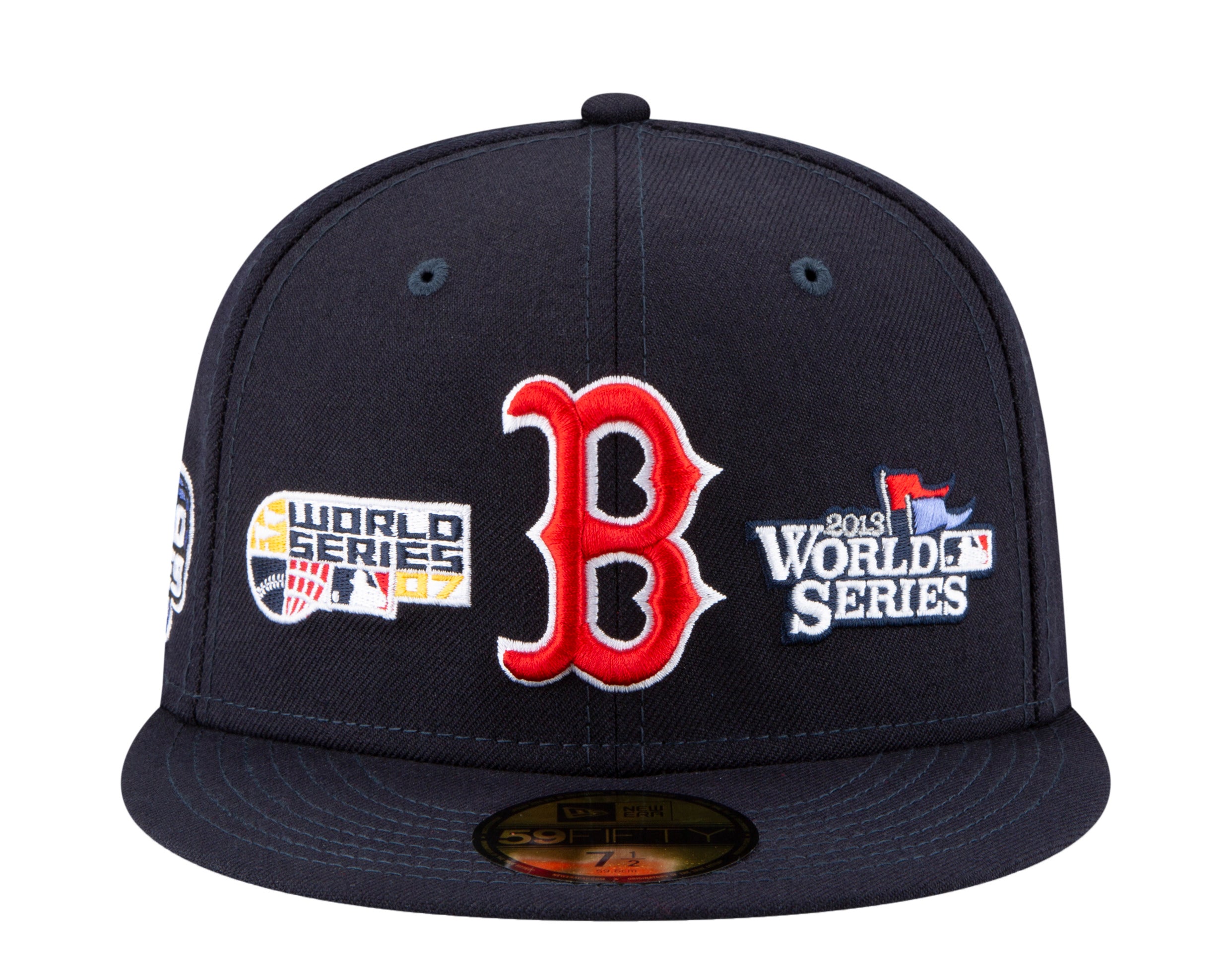 New Era 59Fifty MLB Boston Red Sox World Champions Fitted Hat W/ Grey Undervisor