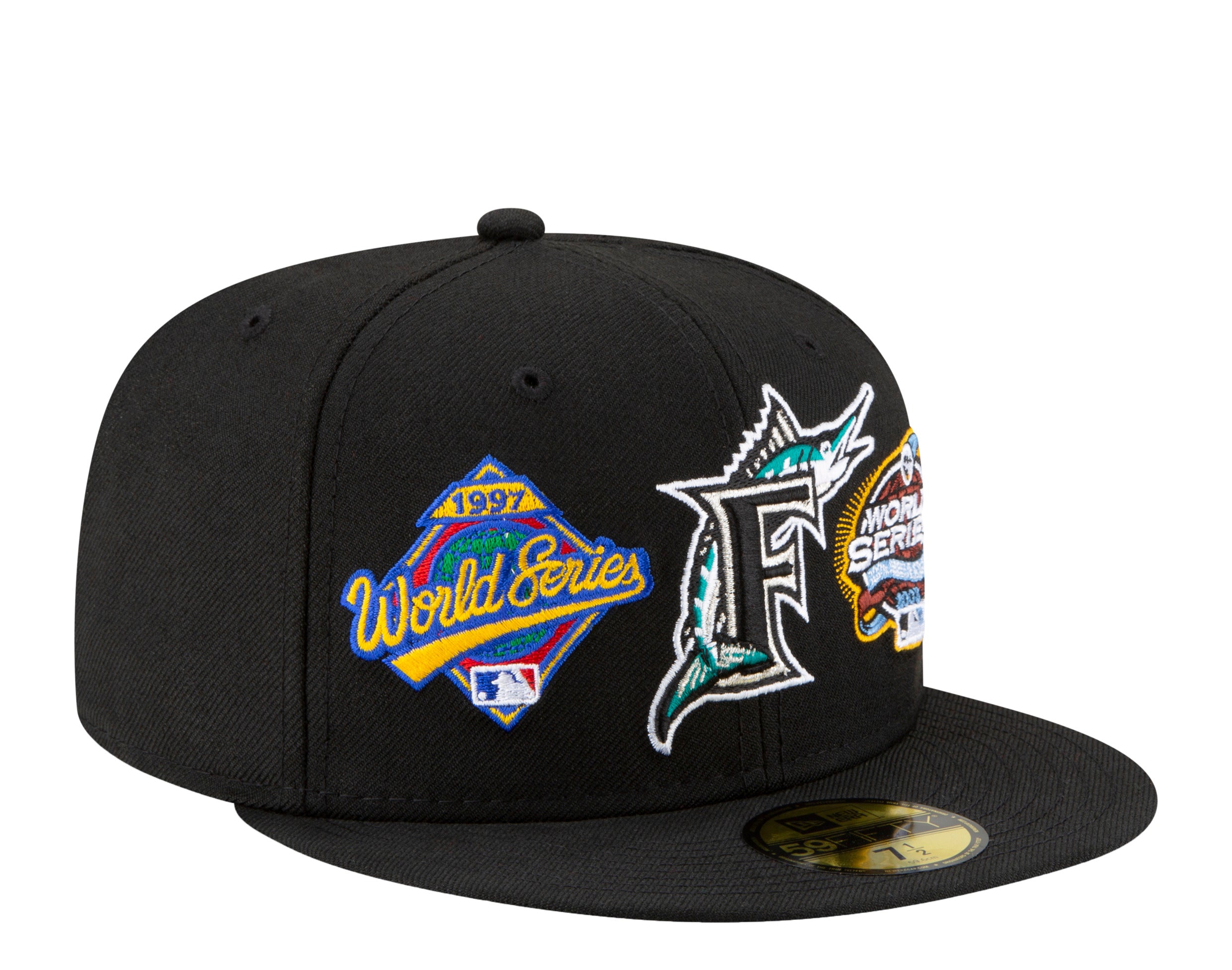 New Era 59Fifty MLB Florida Marlins World Champions Fitted Hat W/ Grey Undervisor