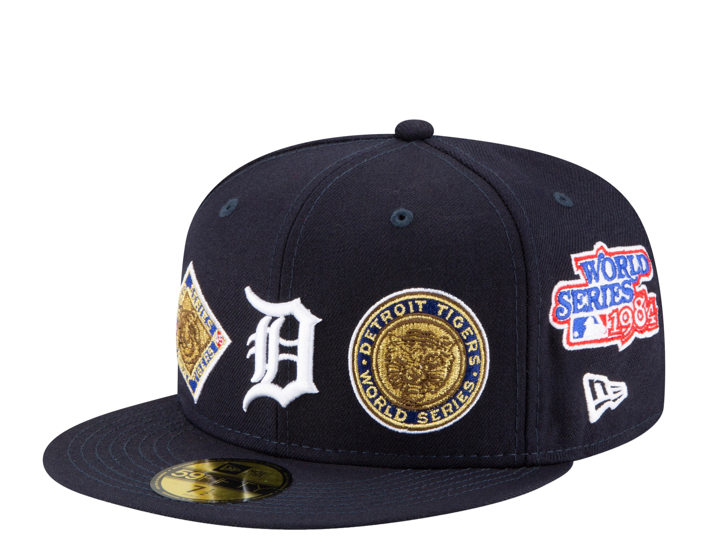 New Era 59Fifty MLB Detroit Tigers World Champions Fitted Hat W/ Grey Undervisor