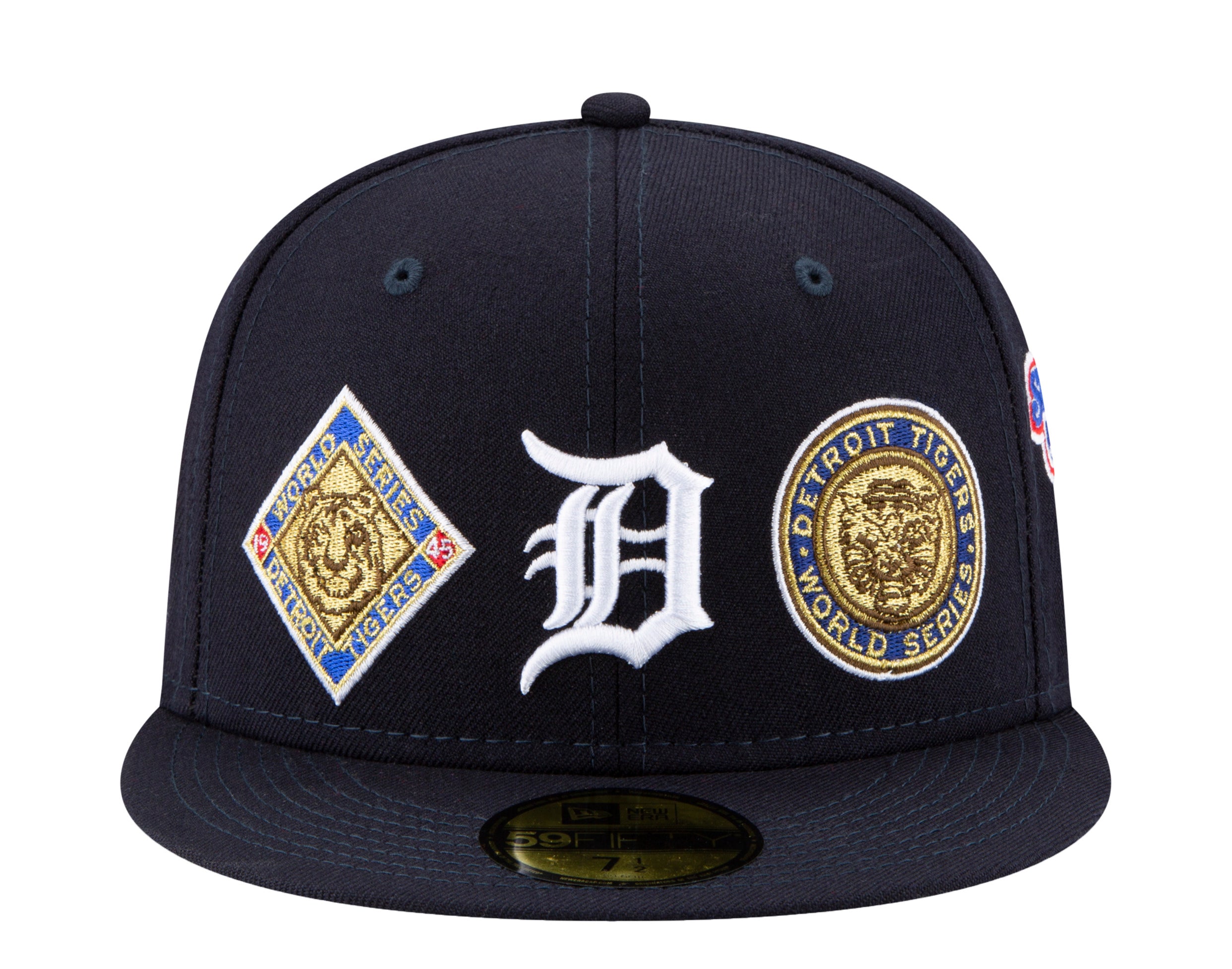 New Era 59Fifty MLB Detroit Tigers World Champions Fitted Hat W/ Grey Undervisor