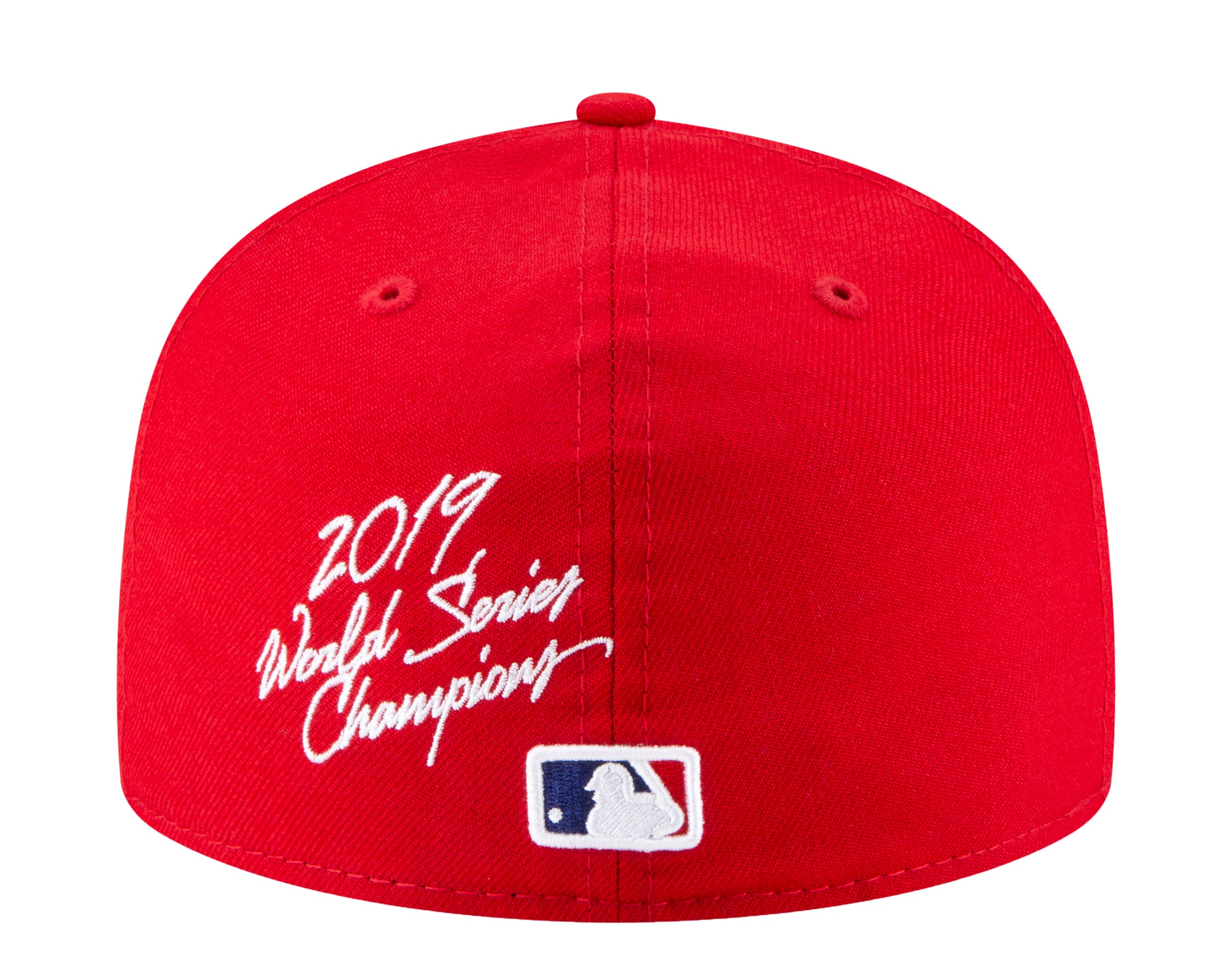 New Era 59Fifty MLB Washington Nationals World Champions Fitted Hat W/ Grey Undervisor