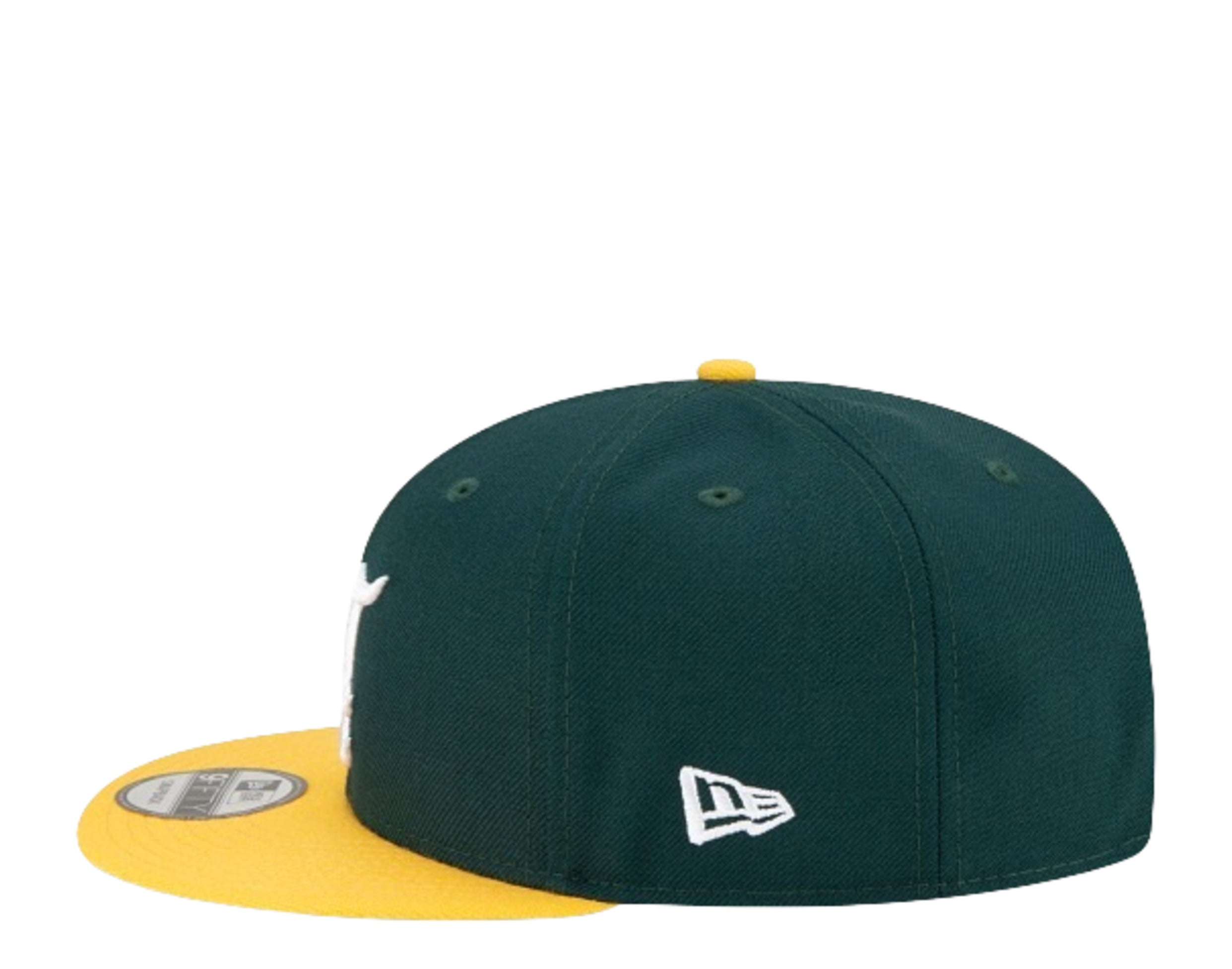 New Era 9Fifty MLB Oakland Athletics Upside Down Logo Snapback Hat